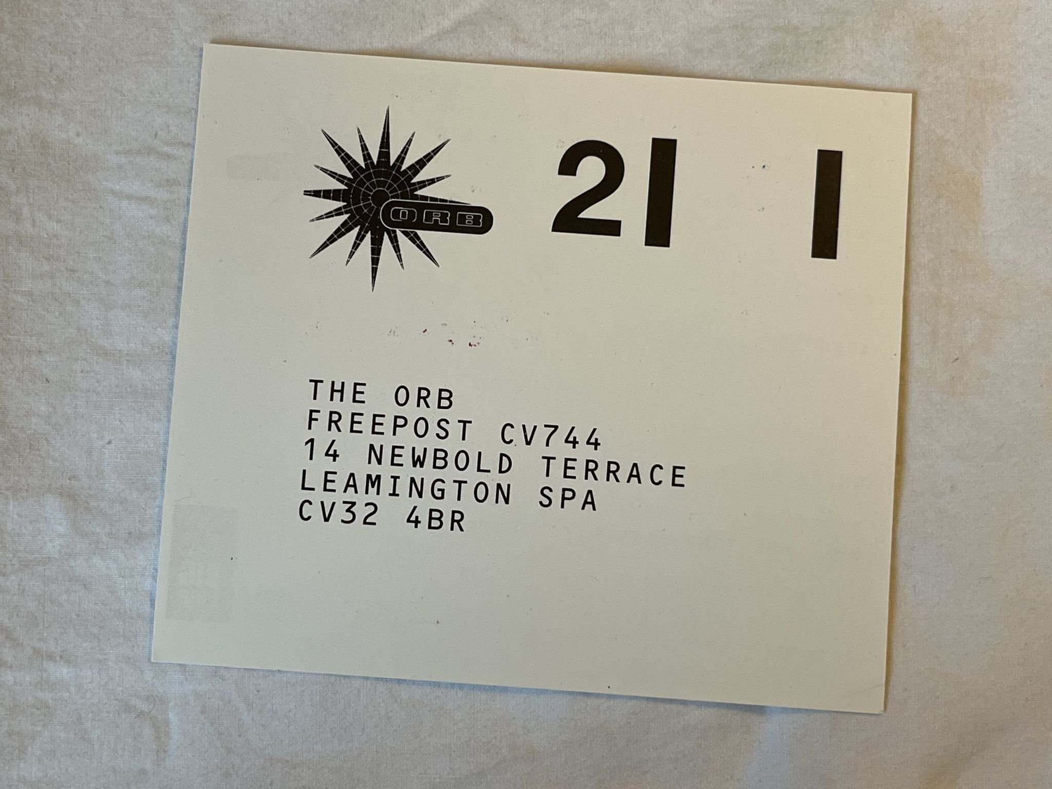 Omslagsbild för skivan ORB Adventures Beyond The Ultraworld 2xLP -91 BIG LIFE BLRDLP 5