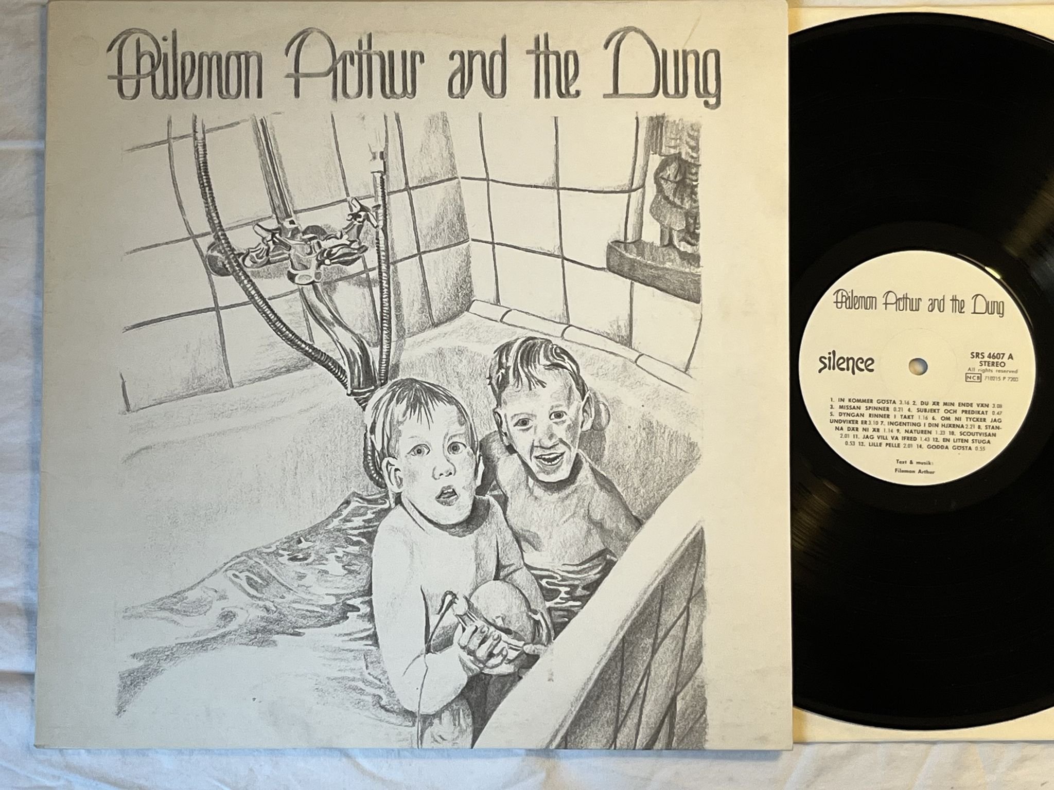 Omslagsbild för skivan PHILEMON ARTHUR AND THE DUNG s/t LP -72 Swe SILENCE SRS 4607