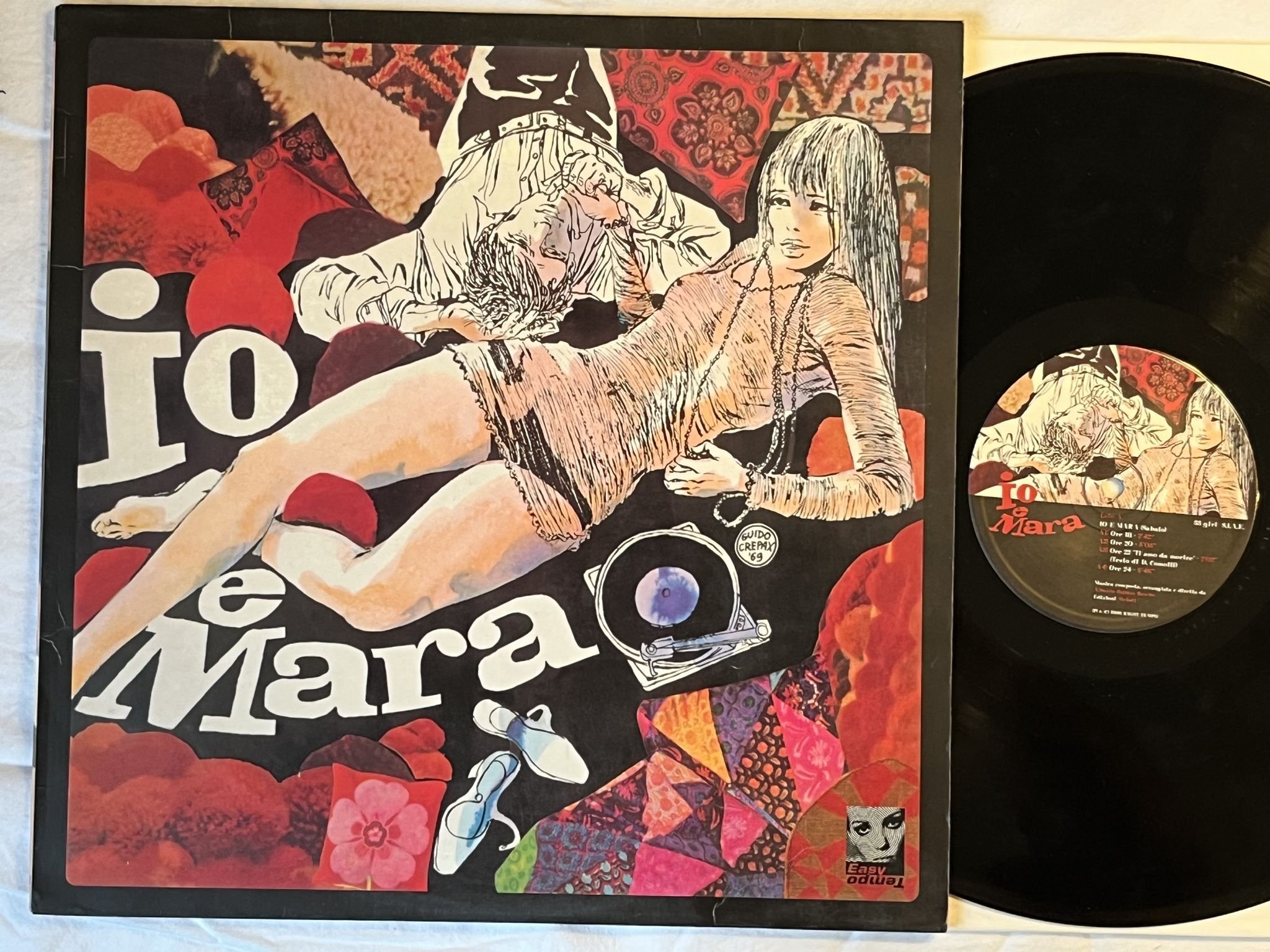 Omslagsbild för skivan ALBERTO BALDAN BEMBO Io E Mara LP re -69/98 Ita easy tempo ET910LP OST