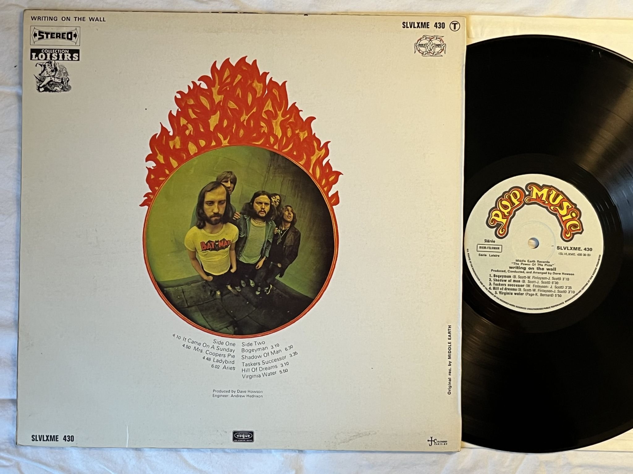 Omslagsbild för skivan WRITING ON THE WALL The Power Of The Picts LP -69 Fra POP MUSIC slvlxme 430