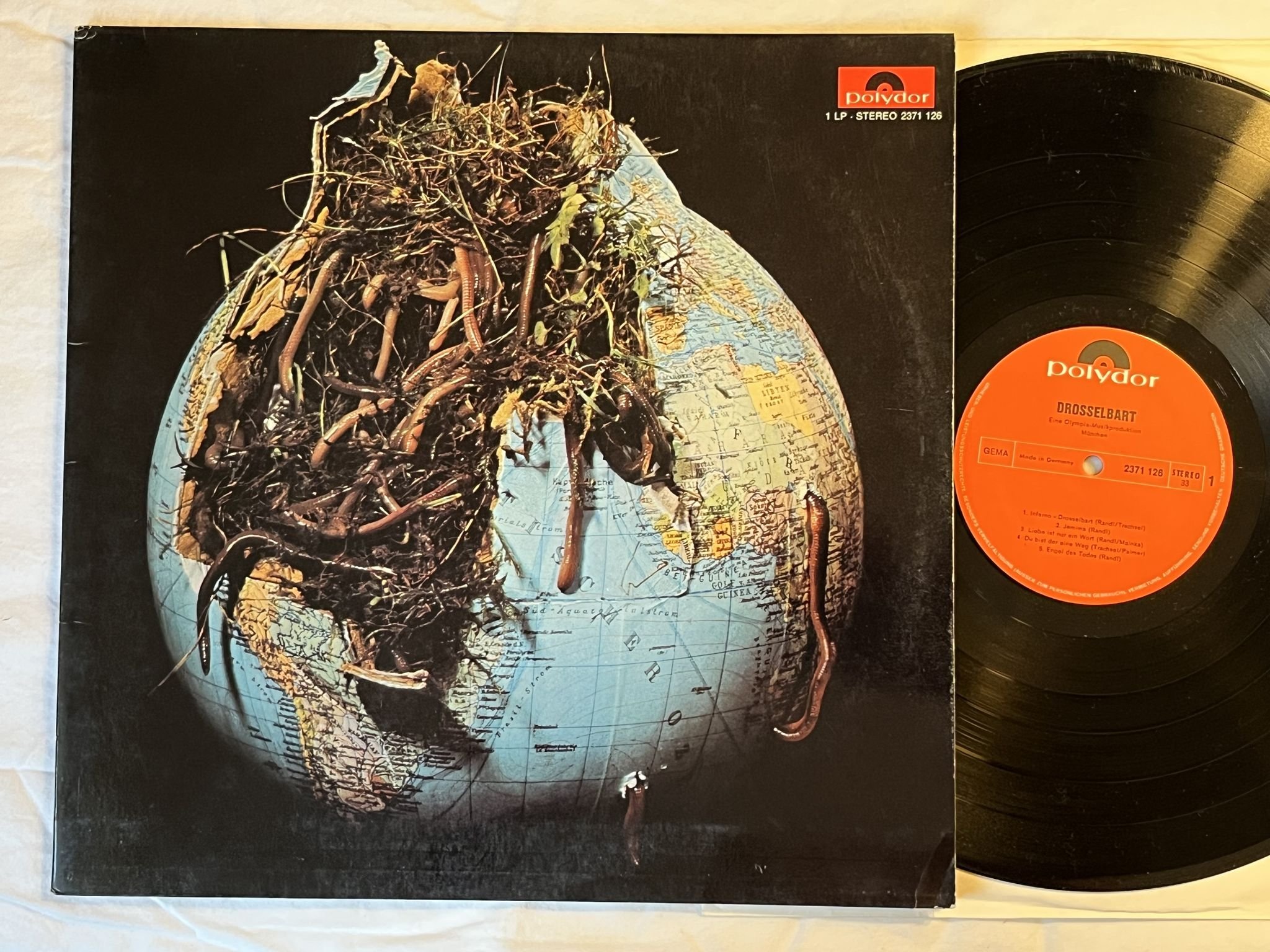 Omslagsbild för skivan DROSSELBART s/t LP -71 Ger POLYDOR 2371 126 *** KRAUTROCK ***