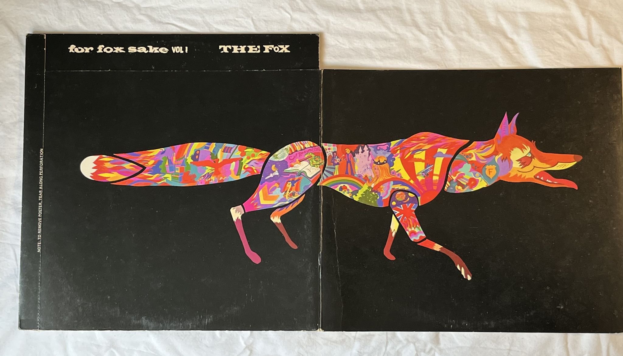 Omslagsbild för skivan THE FOX For Fox Sake Vol.1 LP -70 US CREWE CR 1336 ** PSYCH / PROG **