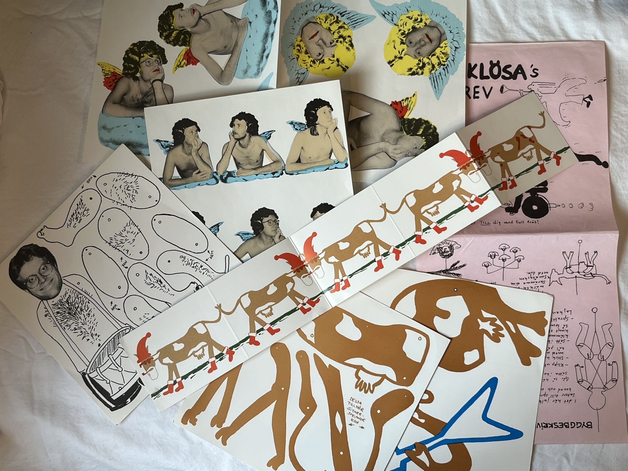 Omslagsbild för skivan SMAKLÖSA Jul Med Smaklösa 7"EP -88 TASTELESS TR-88008 ** RED VINYL **