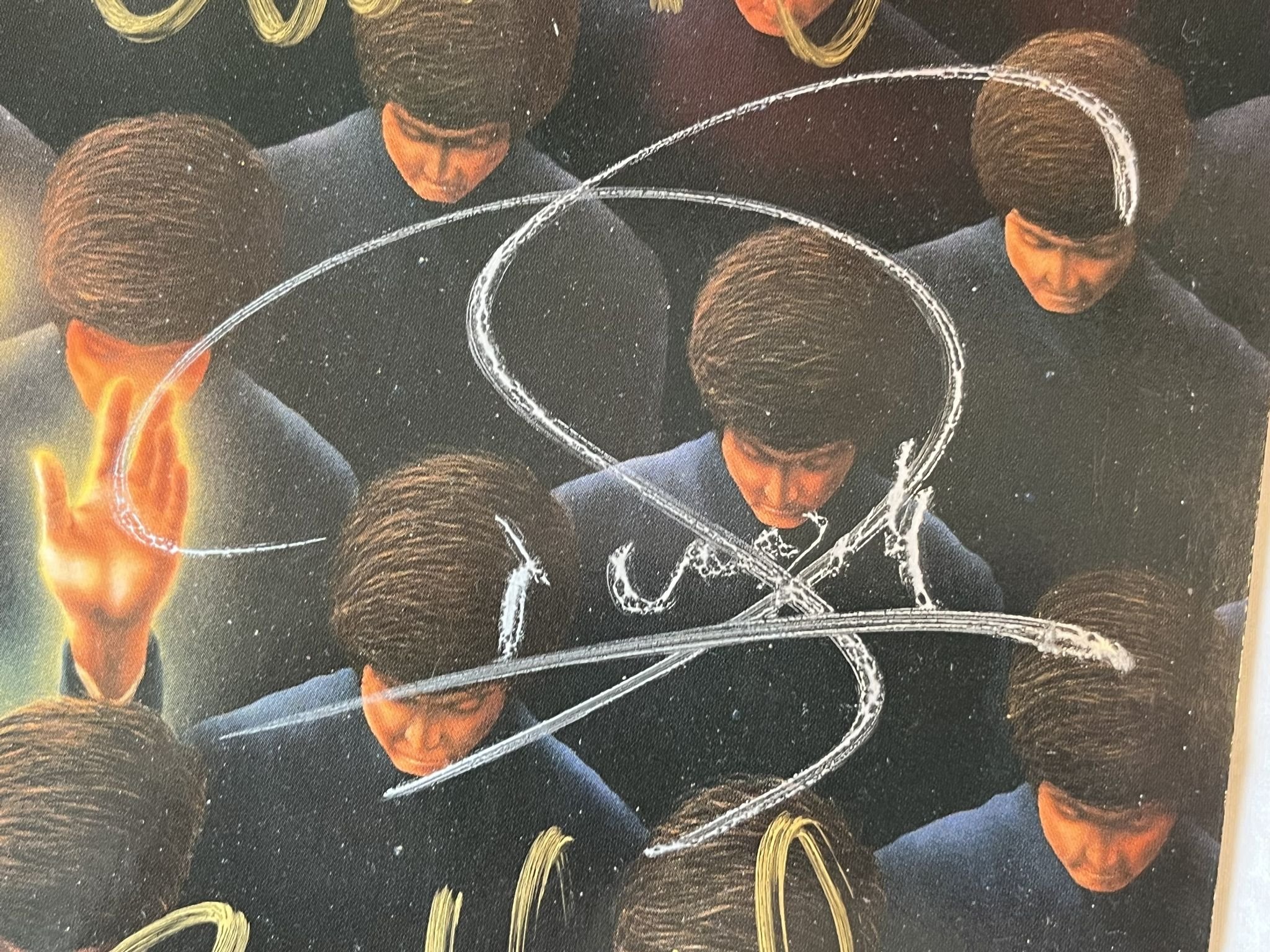 Omslagsbild för skivan ANTHRAX among the living LP -87 ISLAND 208 210 *** FULLY SIGNED ***