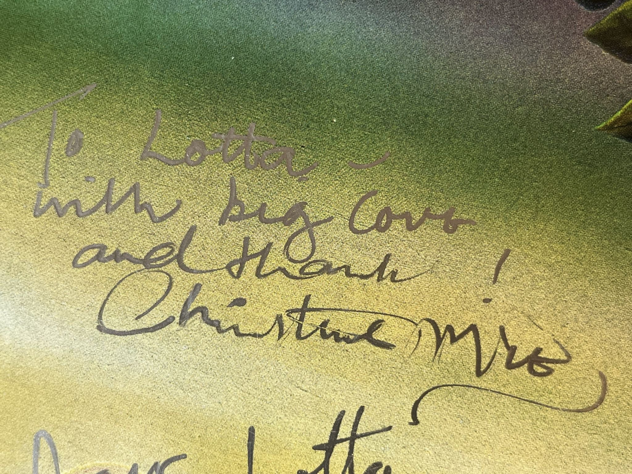 Omslagsbild för skivan FLEETWOOD MAC tango in the night LP -87 WARNER BROS 925471-1 *** SIGNED ***