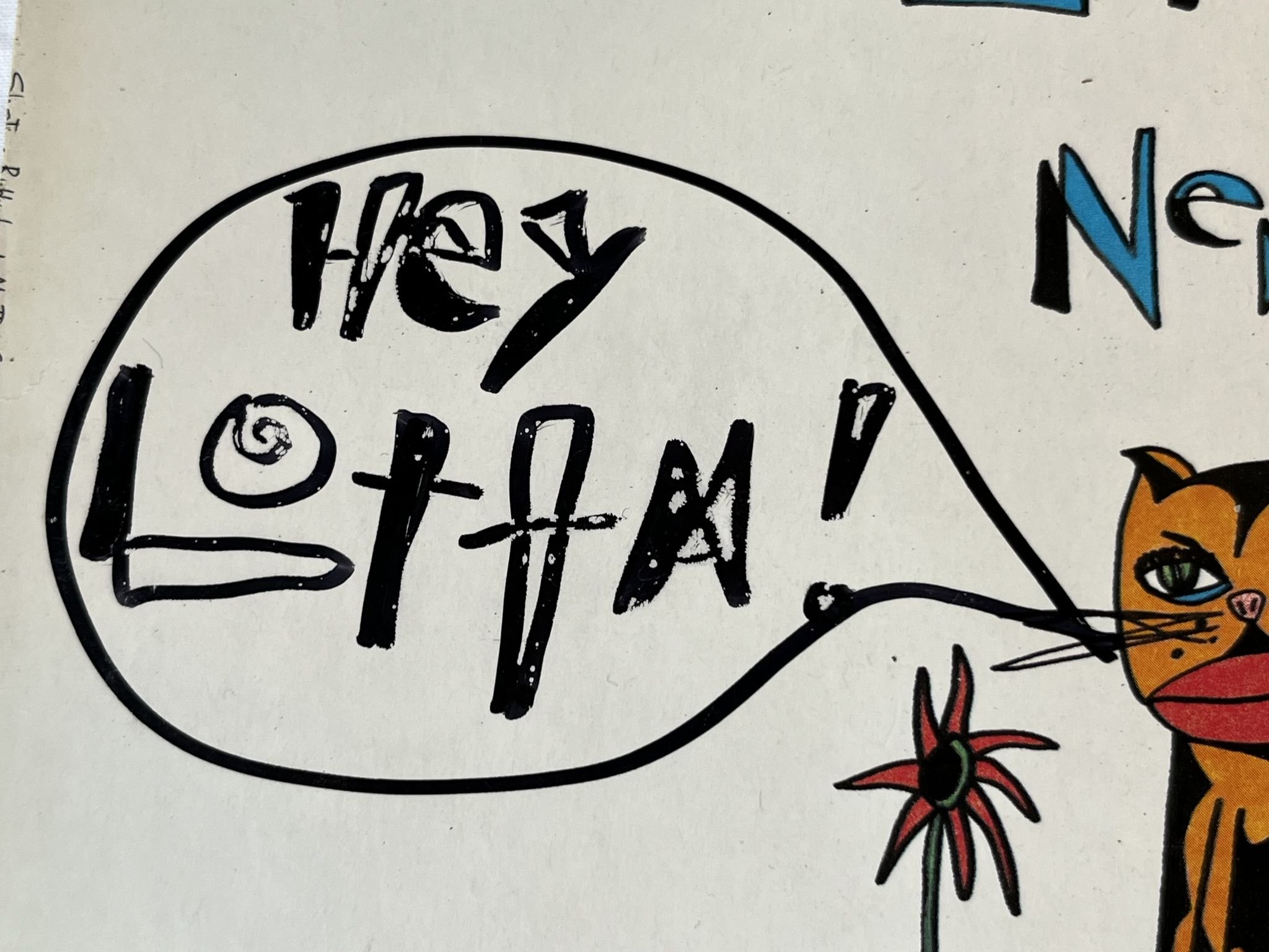 Omslagsbild för skivan EDIE BRICKELL & NEW BOHEMIANS LP -88 GEFFEN GEF 24192 ** POP ART - SIGNED **