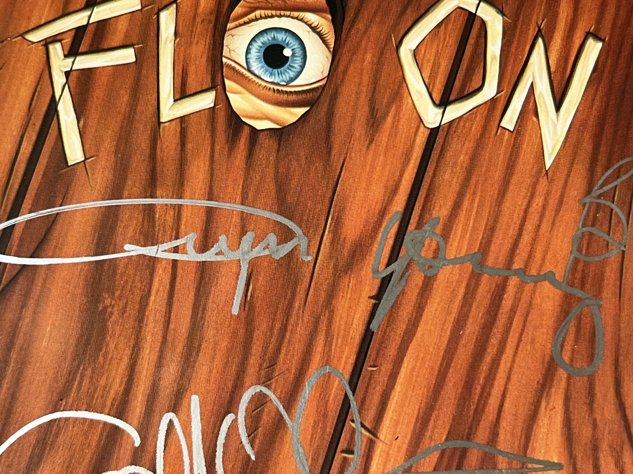 Omslagsbild för skivan AC/DC fly on the wall LP -85 ATLANTIC 781 263-1 *** FULLY SIGNED !! WOW !! ***