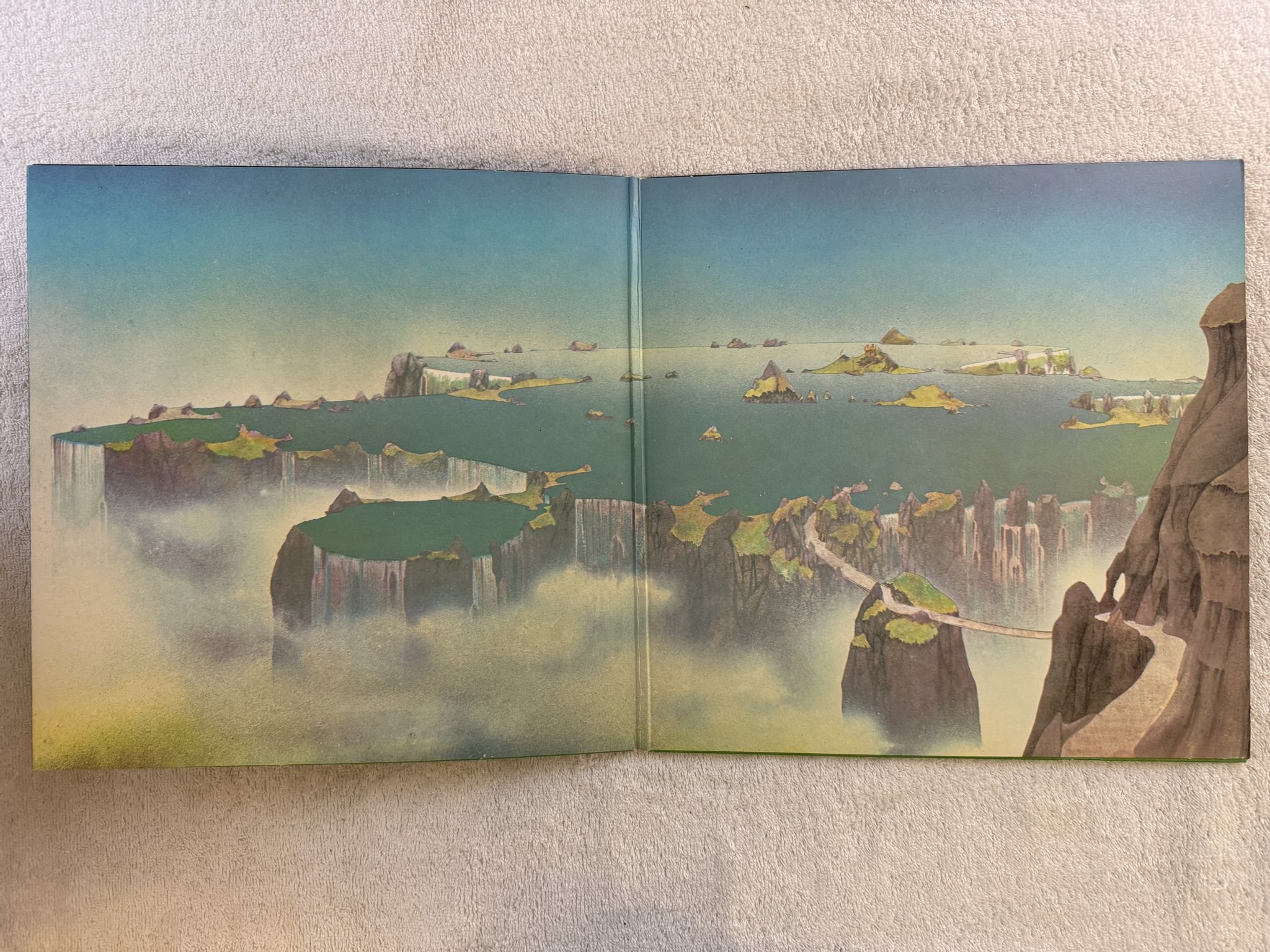 Omslagsbild för skivan YES close to the edge LP -72 US ATLANTIC SD 7244