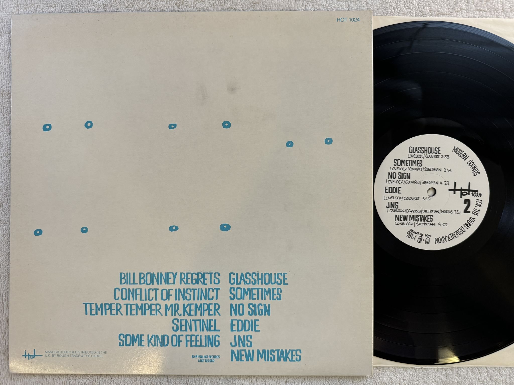 Omslagsbild för skivan THE CELIBRATE RIFLES The Turgid Miasma Of Existence LP -86 UK HOT 1024