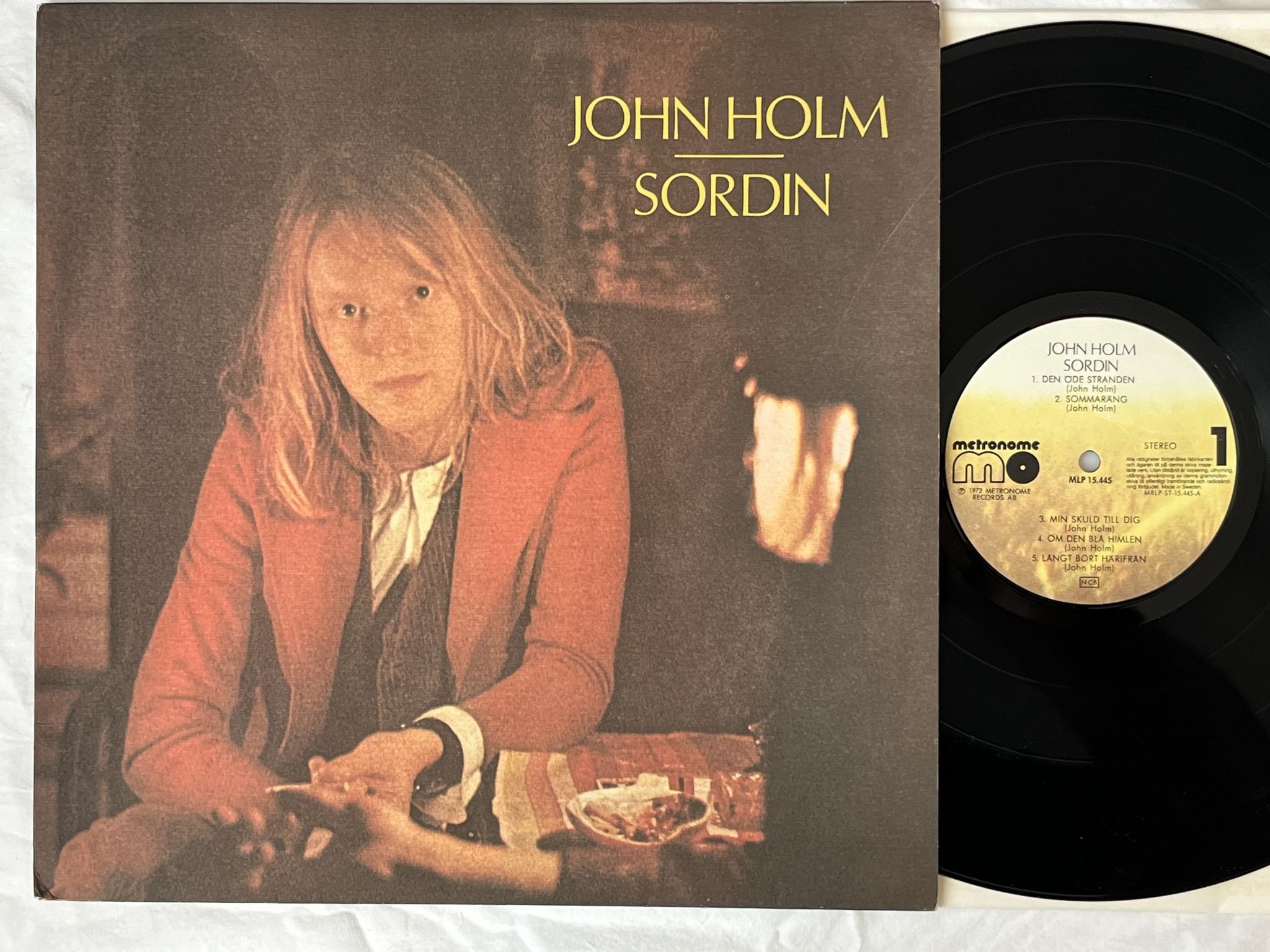 Omslagsbild för skivan JOHN HOLM sordin LP re METRONOME MLP 15445