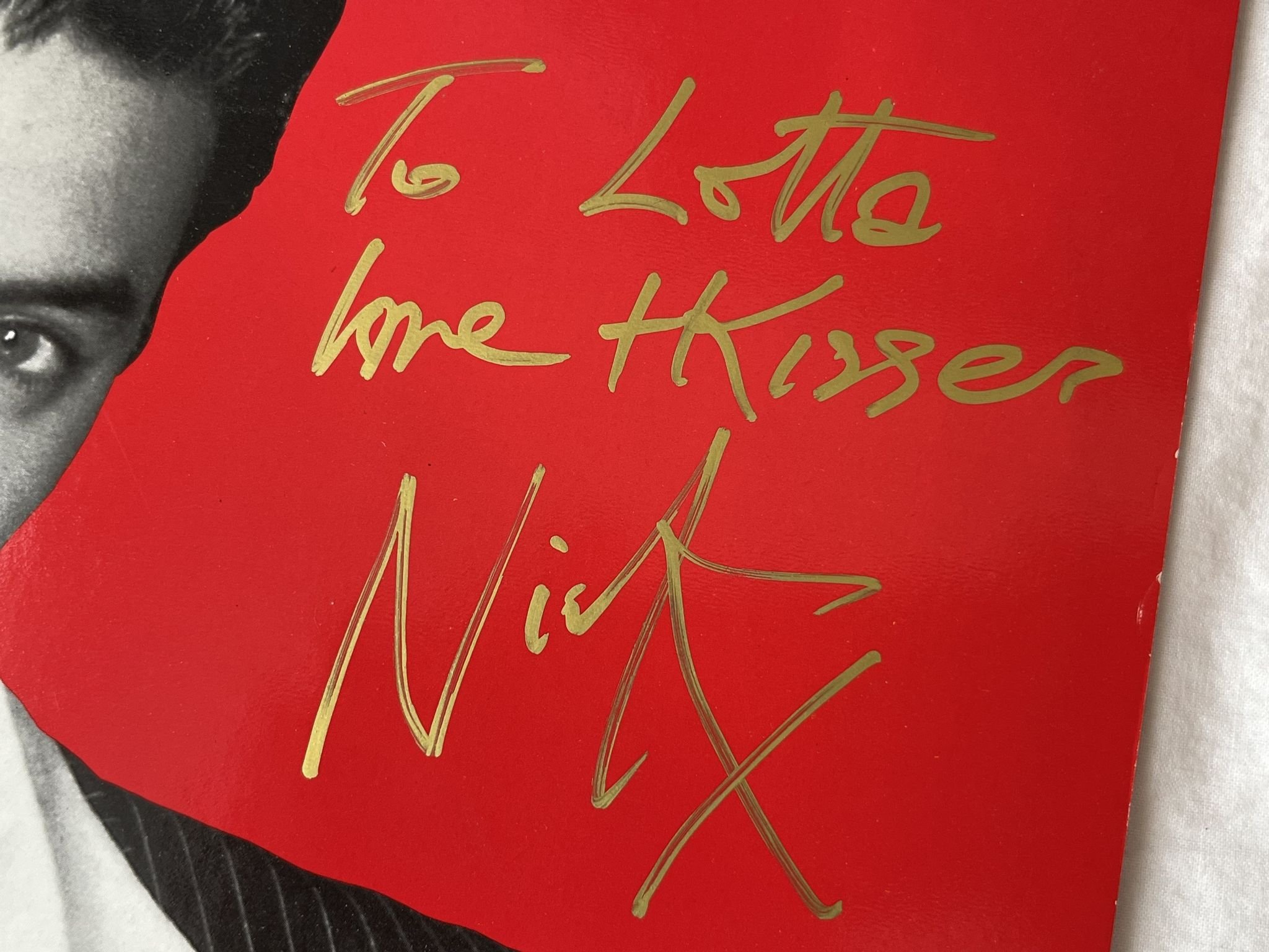 Omslagsbild för skivan NICK CAMEN Loving You Is Sweeter Than Ever 12" -87 WEA 248443 ** SIGNED **