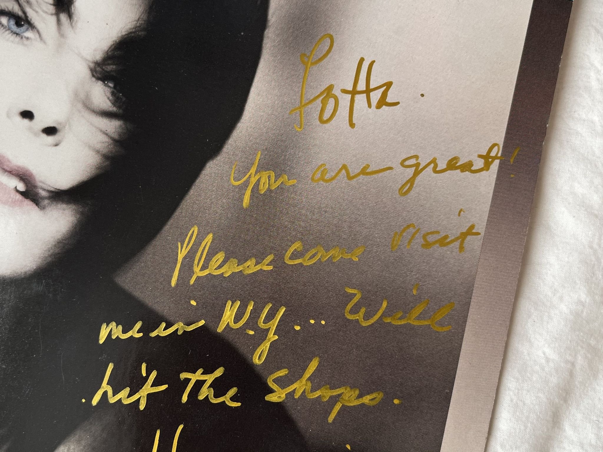 Omslagsbild för skivan LAURA BRANIGAN touch LP -87 Ger ATLANTIC 781747-1 *** SIGNED ***