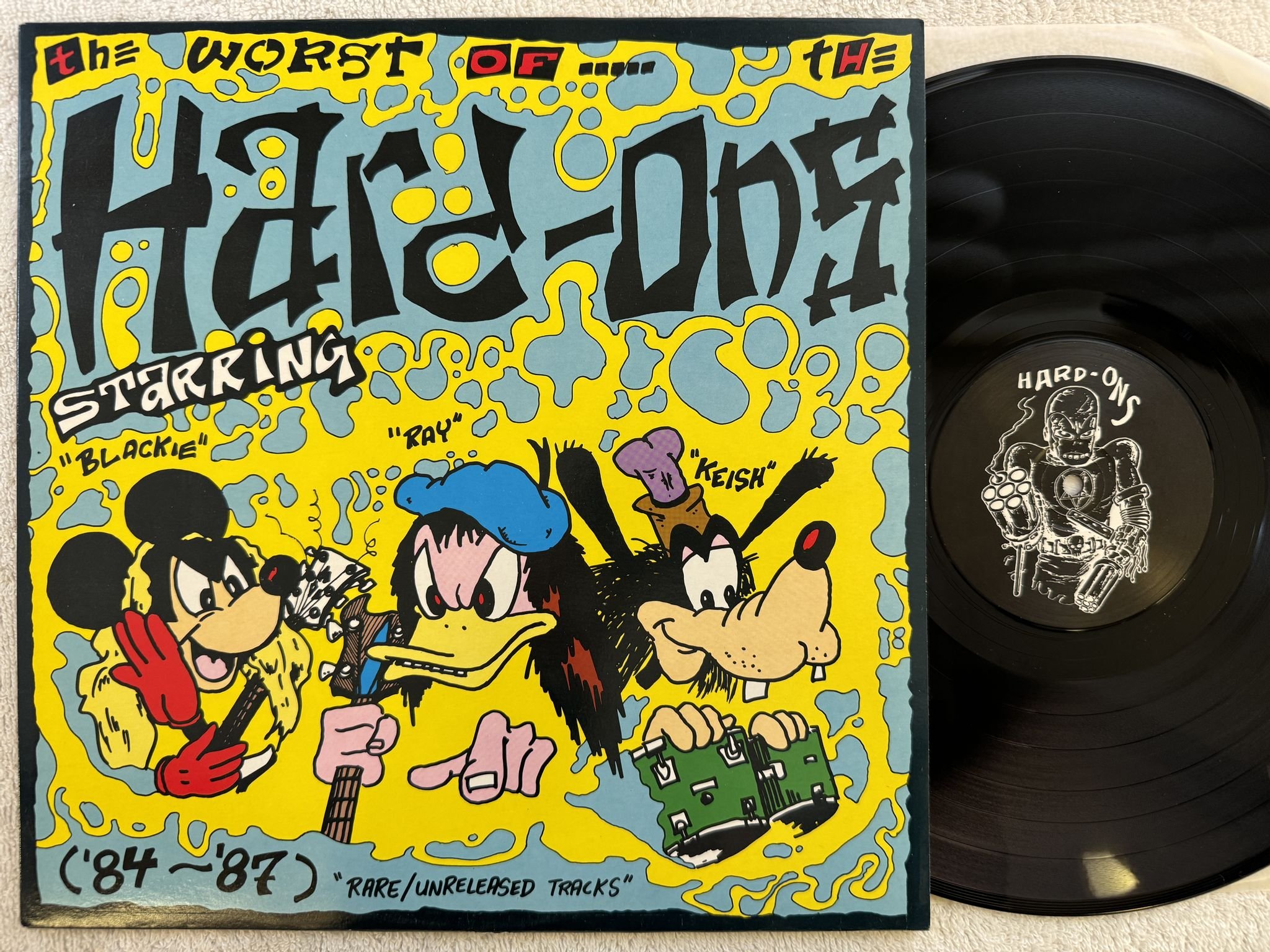 Omslagsbild för skivan THE HARD-ONS The Worst Of.... LP -88 vinyl solution sol-8