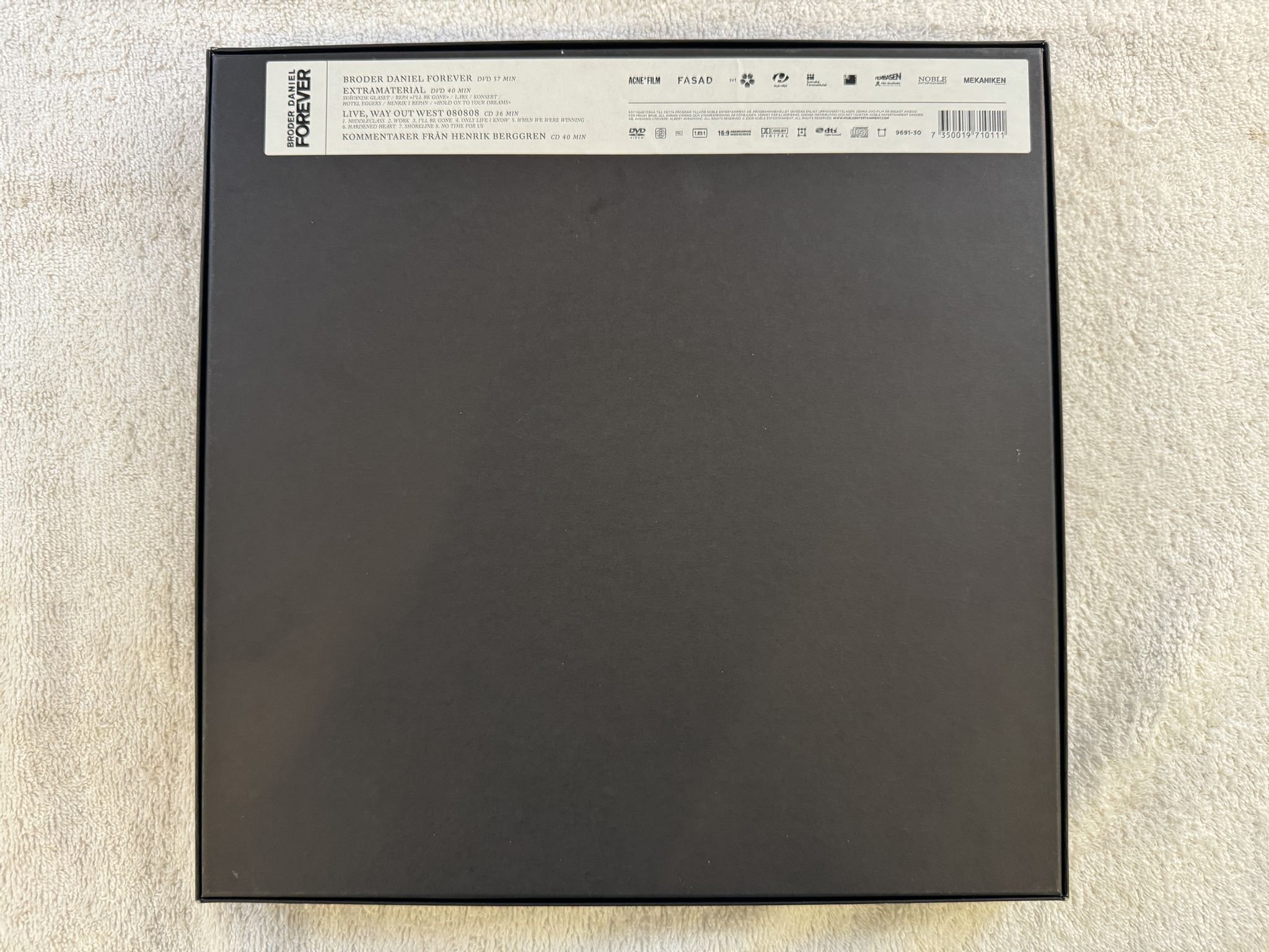 Omslagsbild för skivan BRODER DANIEL FOREVER 2xCD + 2xDVD BOX NOBLE 7350019710111 *** Signed ***