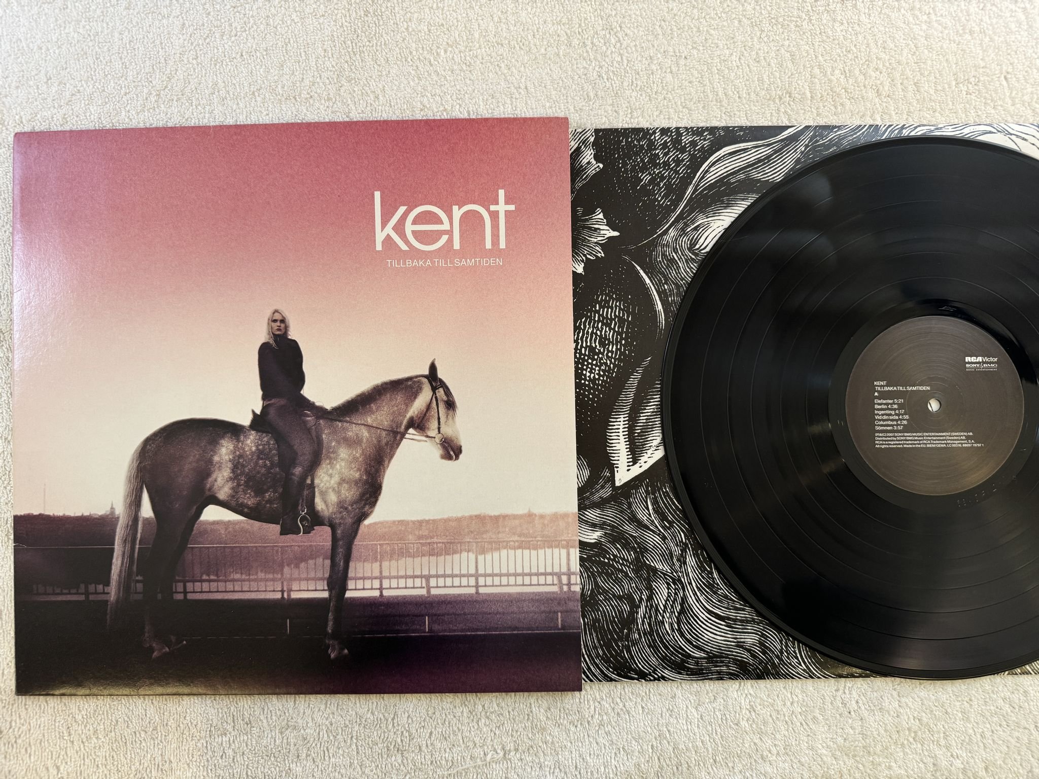 Omslagsbild för skivan KENT Tillbaka Till Samtiden LP 2007 Swe RCA 88697197971