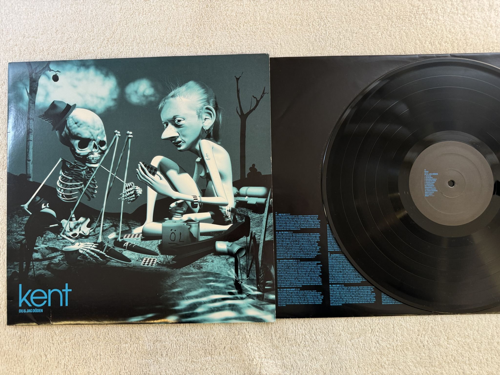 Omslagsbild för skivan KENT Du & Jag Döden LP 2005 Swe RCA 82876 68206 1 *** RARE ***