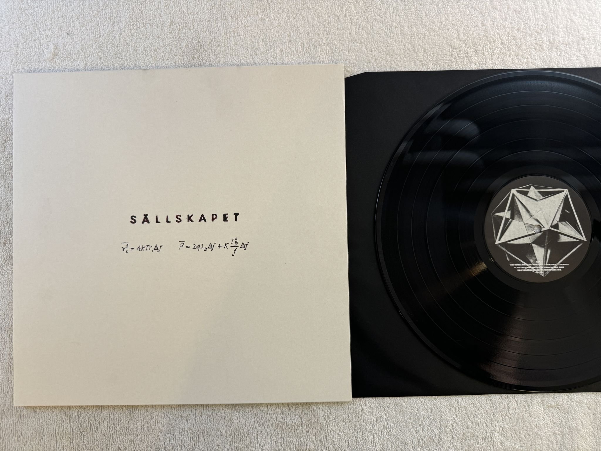 Omslagsbild för skivan SÄLLSKAPET s/t LP 2010 DRELLA005 Numbered Ed #105/500 *** VERY RARE ***