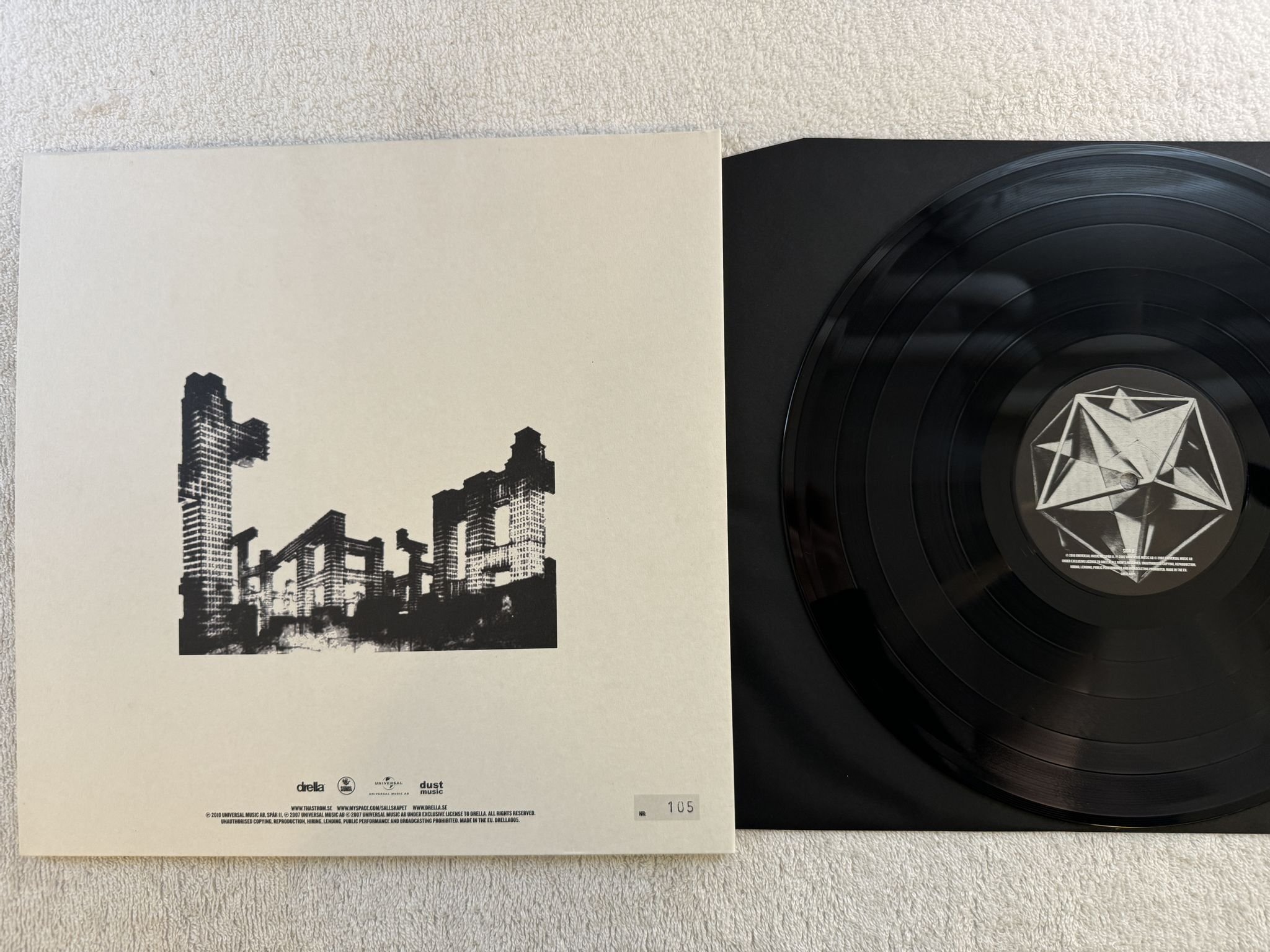 Omslagsbild för skivan SÄLLSKAPET s/t LP 2010 DRELLA005 Numbered Ed #105/500 *** VERY RARE ***