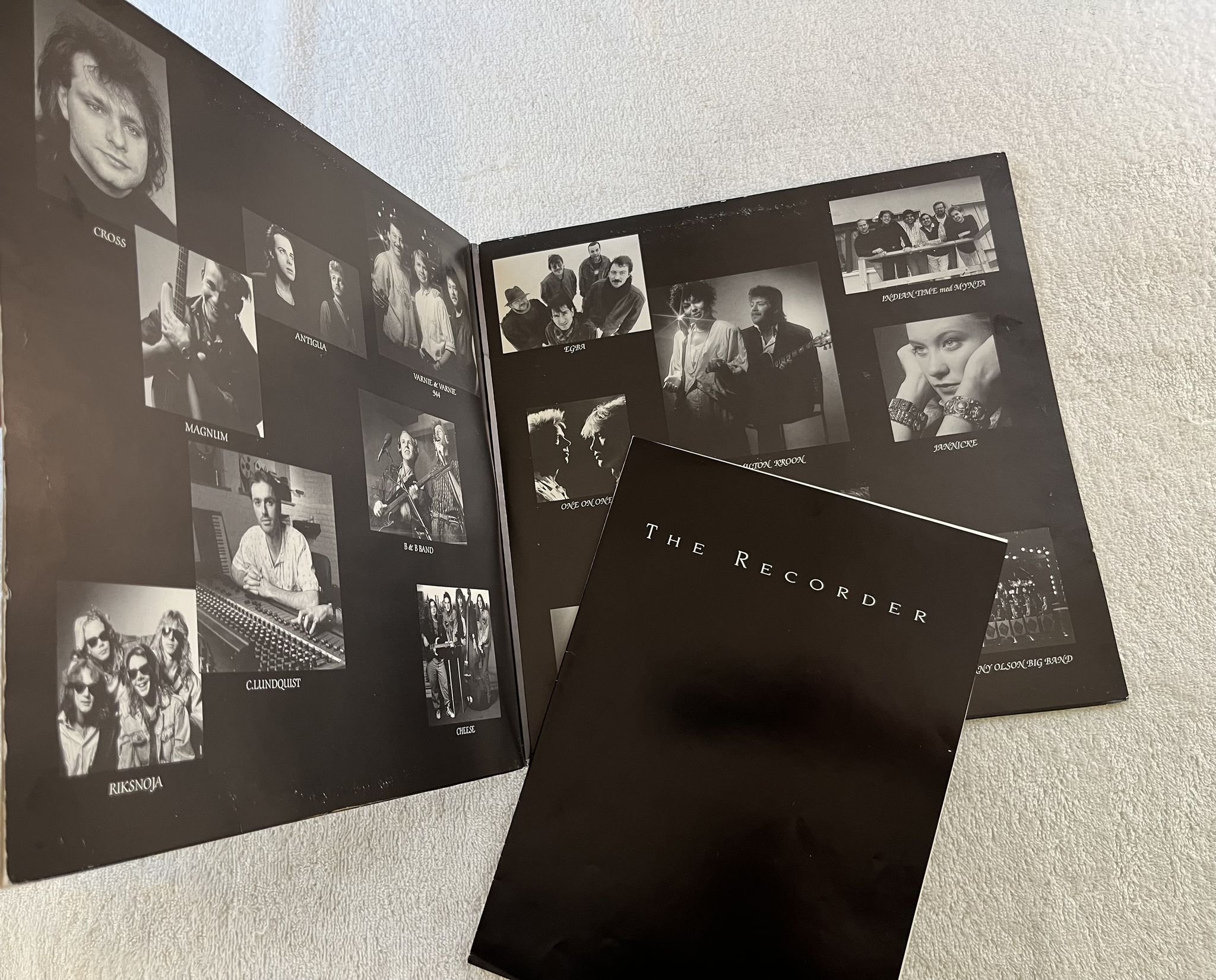 Omslagsbild för skivan VARIOUS The Recorder 2xLP -88 KROON RECORDER KR LP 001