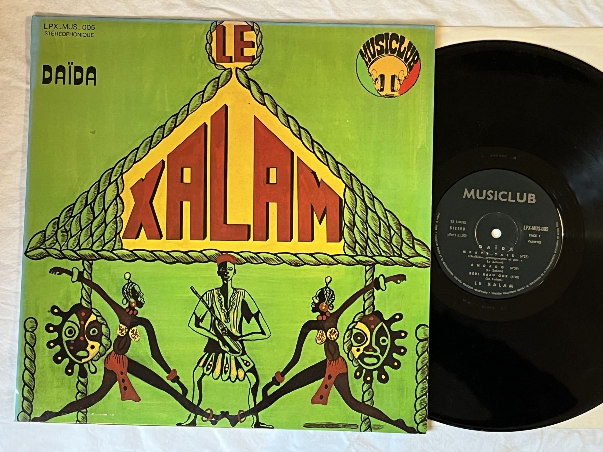 Omslagsbild för skivan LE XALAM daida LP -75 Senegal MUSICLUB LPX MUS 005 *** Rare afro-jazz-rock ***