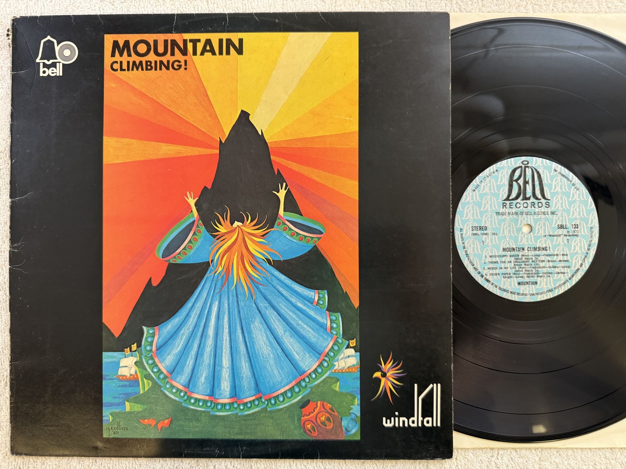 Omslagsbild för skivan MOUNTAIN climbing ! LP -70 UK BELL SBLL 133