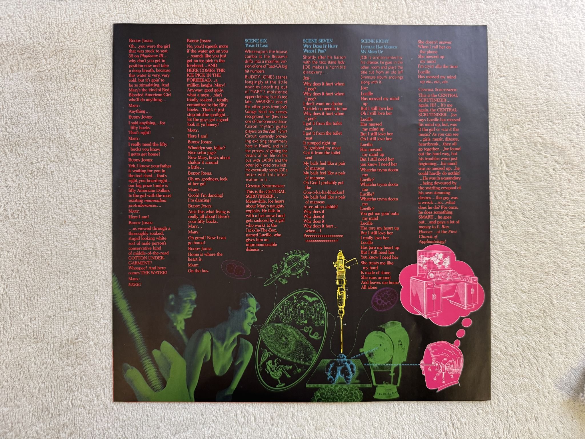 Omslagsbild för skivan FRANK ZAPPA Joe's garage act I LP -79 Hol CBS 86101