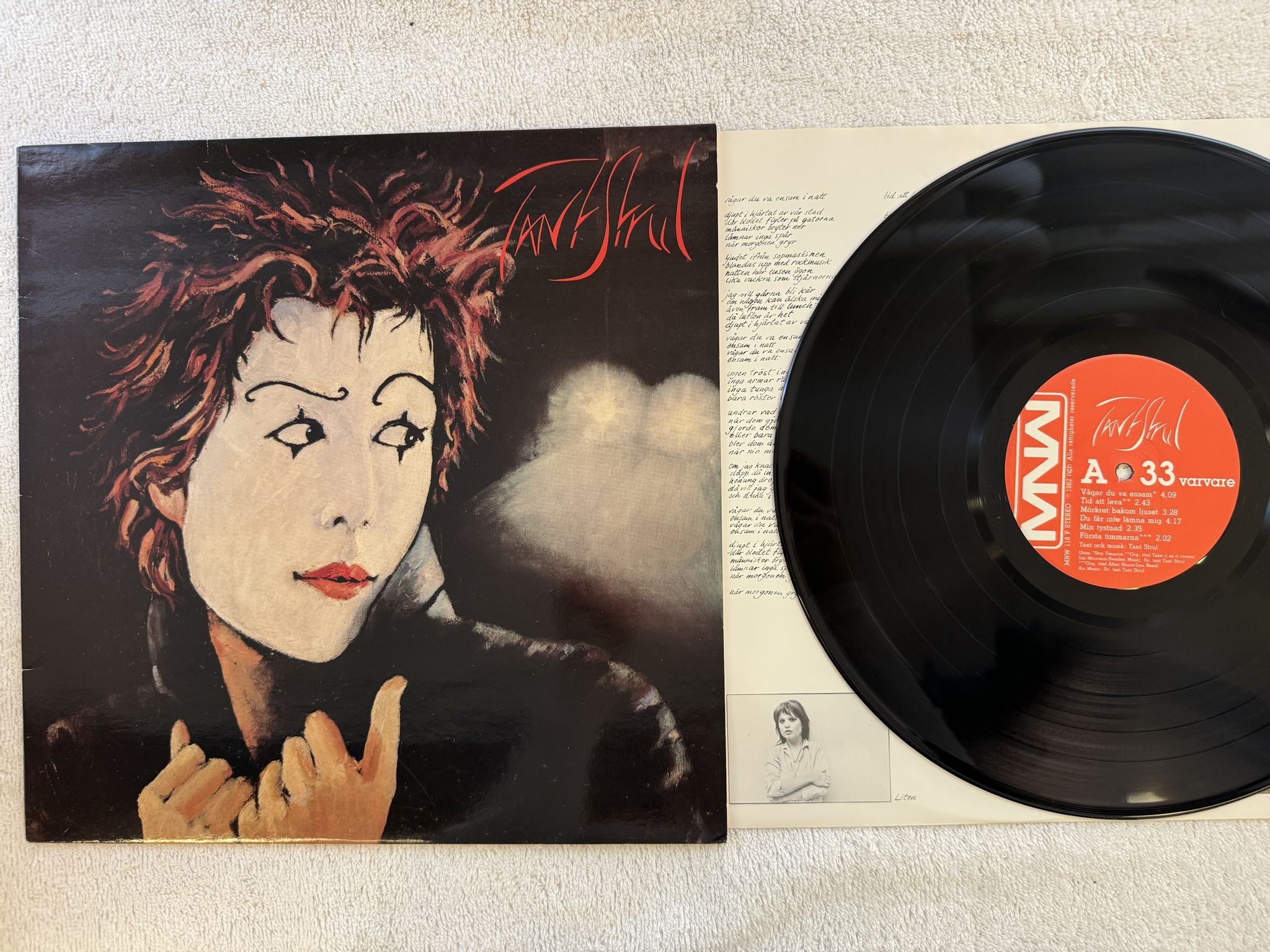 Omslagsbild för skivan TANT STRUL s/t LP -82 MNW 116P