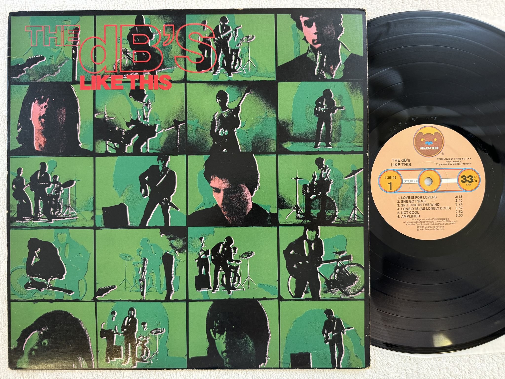 Omslagsbild för skivan THE DB'S like this LP -84 US BEARSVILLE 1-25146