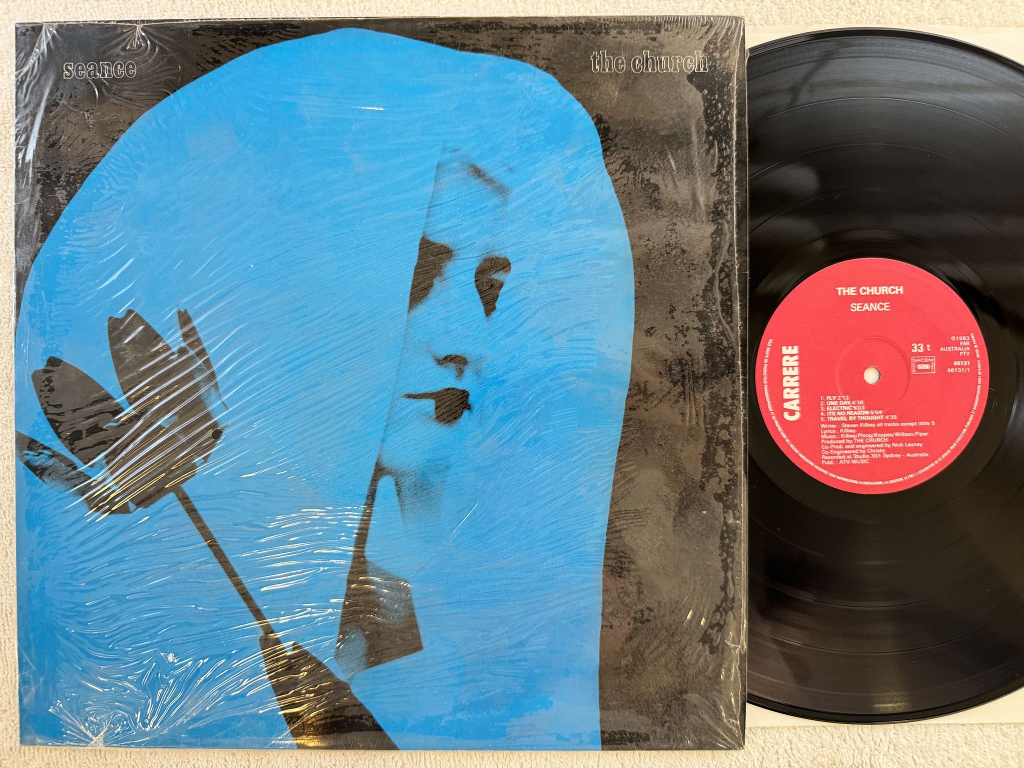 Omslagsbild för skivan THE CHURCH seance LP -84 Fra CARRERE 66131