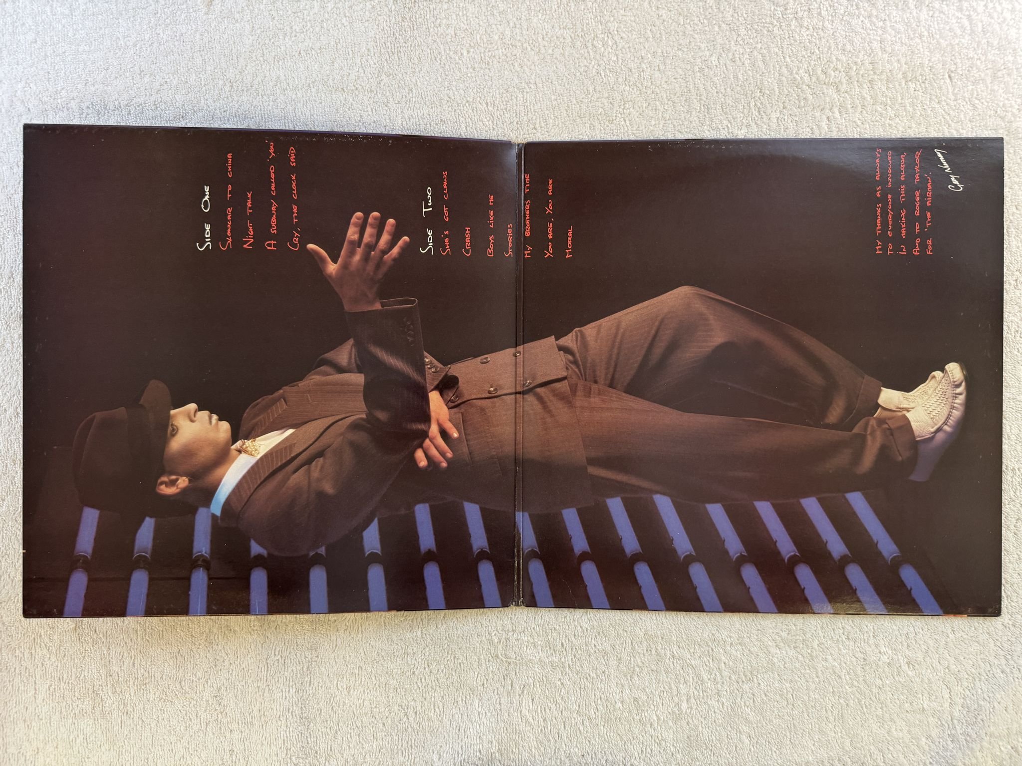 Omslagsbild för skivan GARY NUMAN dance LP -81 UK BEGGARS BANQUET BEGA 28