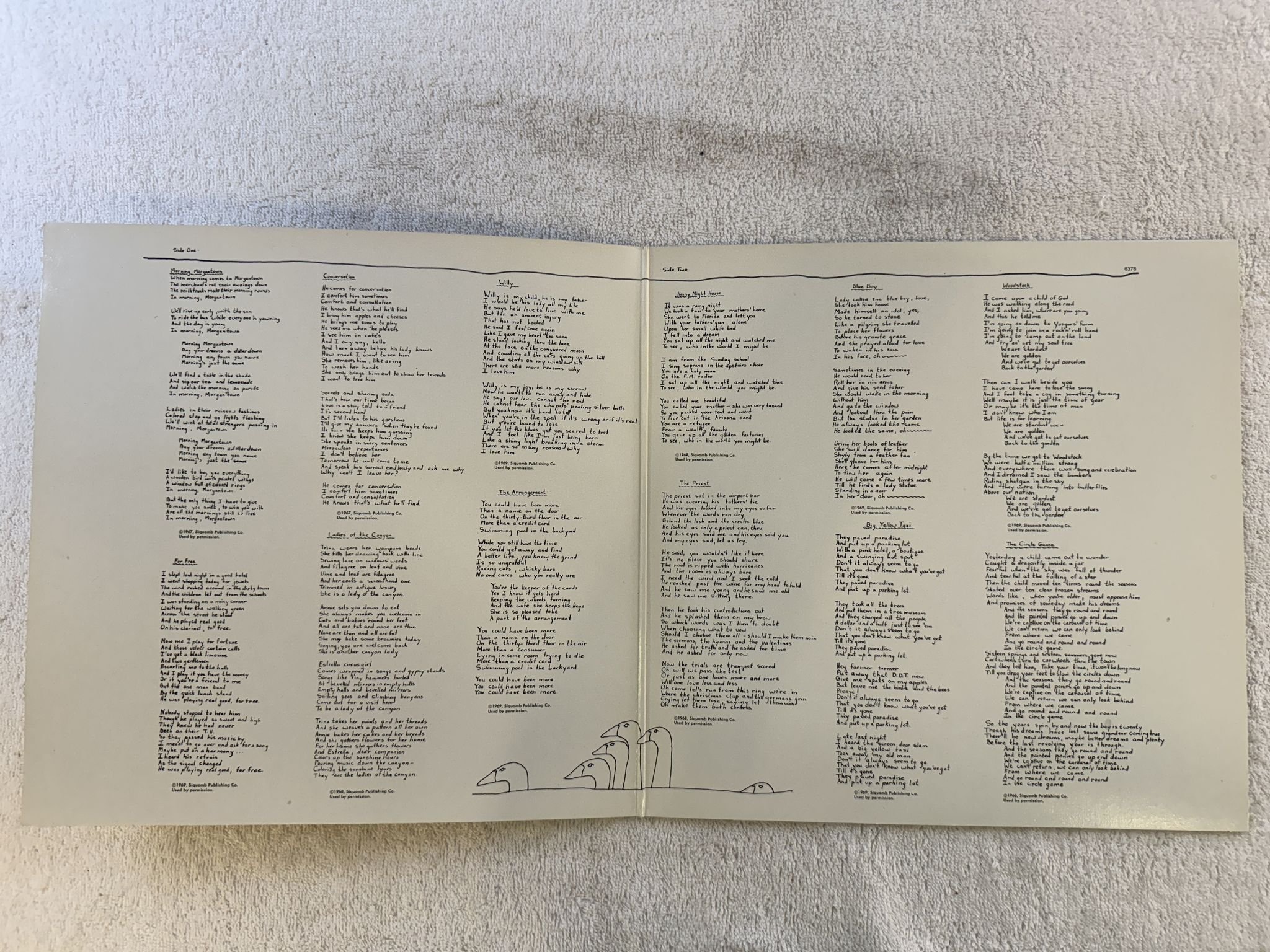 Omslagsbild för skivan JONI MITCHELL ladies of the canyon LP Can REPRISE RS 6376