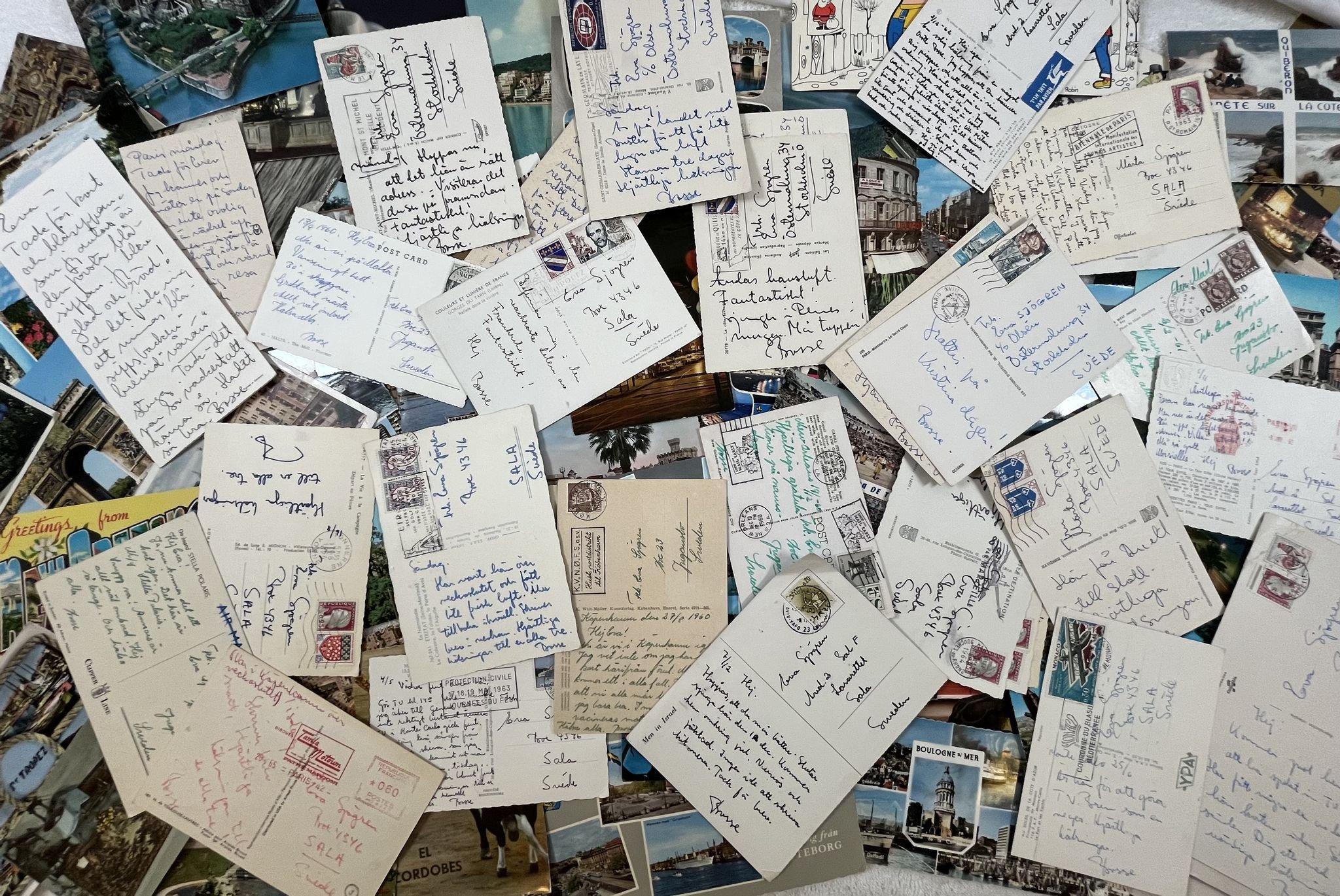 Omslagsbild för skivan Vykort från flera länder **The Bob Asklöf collection **