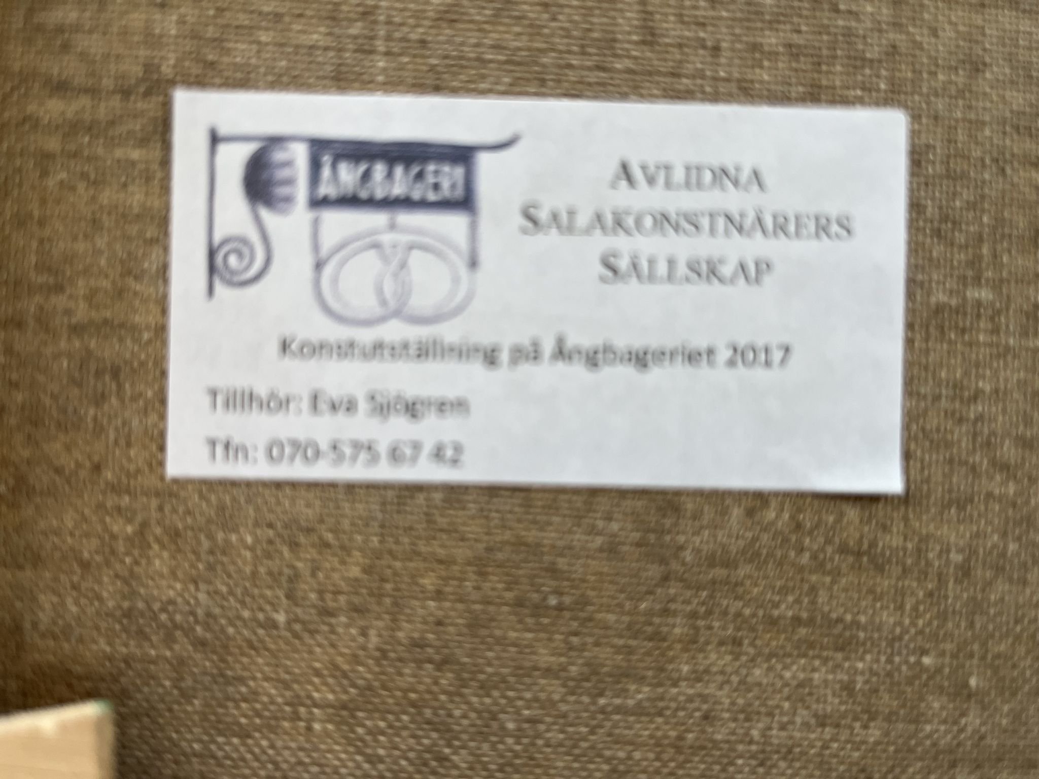 Omslagsbild för skivan Målning 74,5cm / 55,5 cm ** The Bob Asklöf collection **