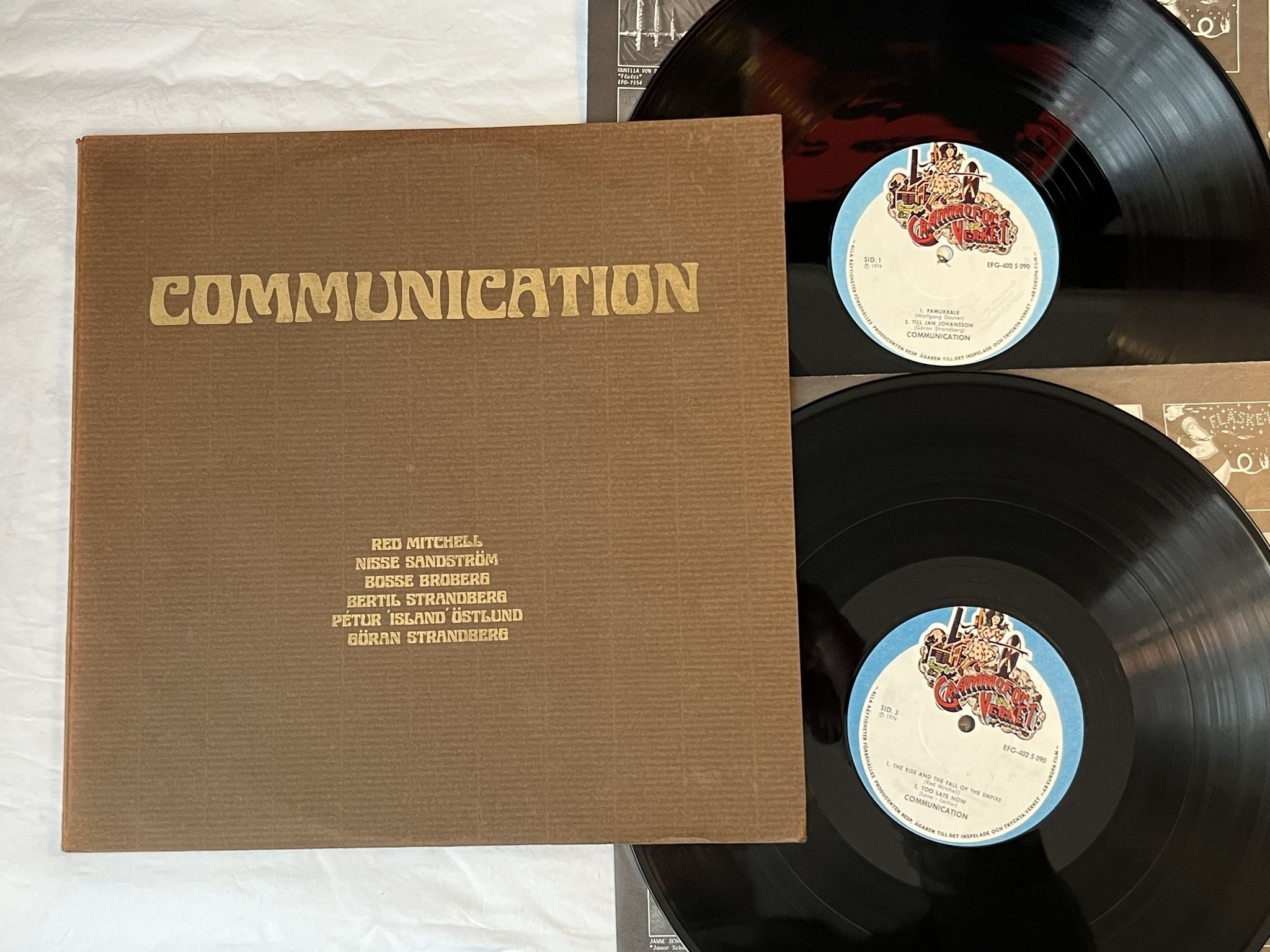 Omslagsbild för skivan RED MITCHELL + communication 2xLP -74 GRAMMOFONVERKET EFG 4025090