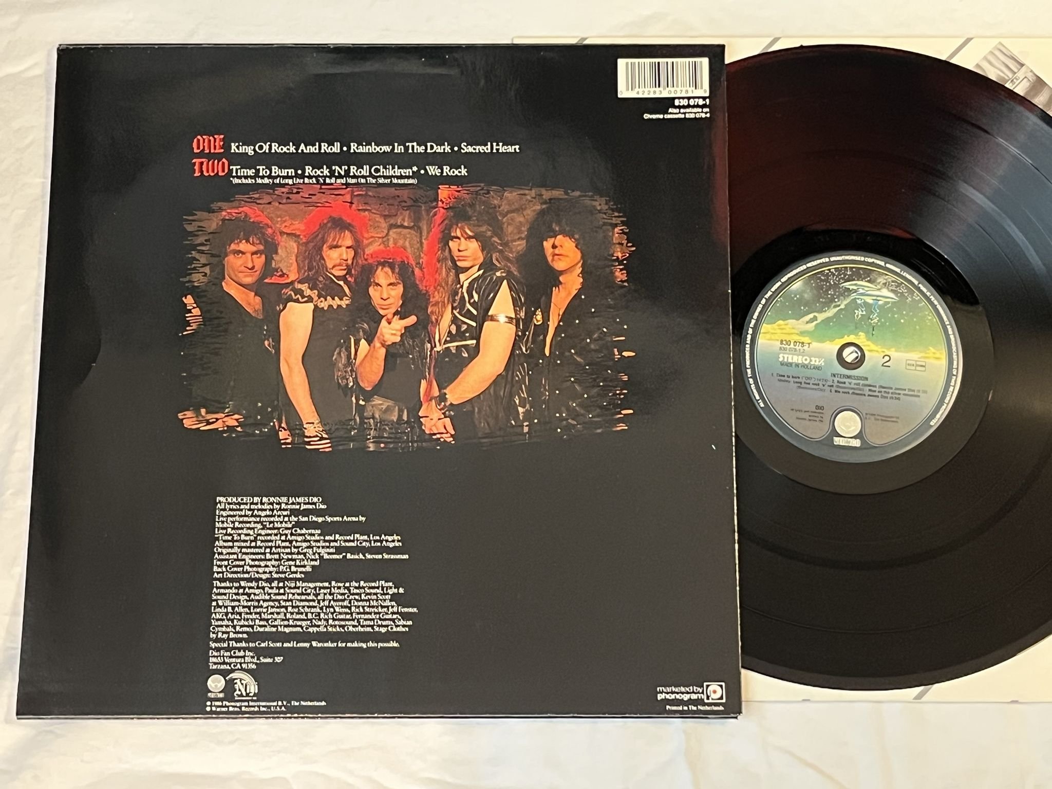 Omslagsbild för skivan DIO intermission LP mini-album -86 VERTIGO 830 078-1