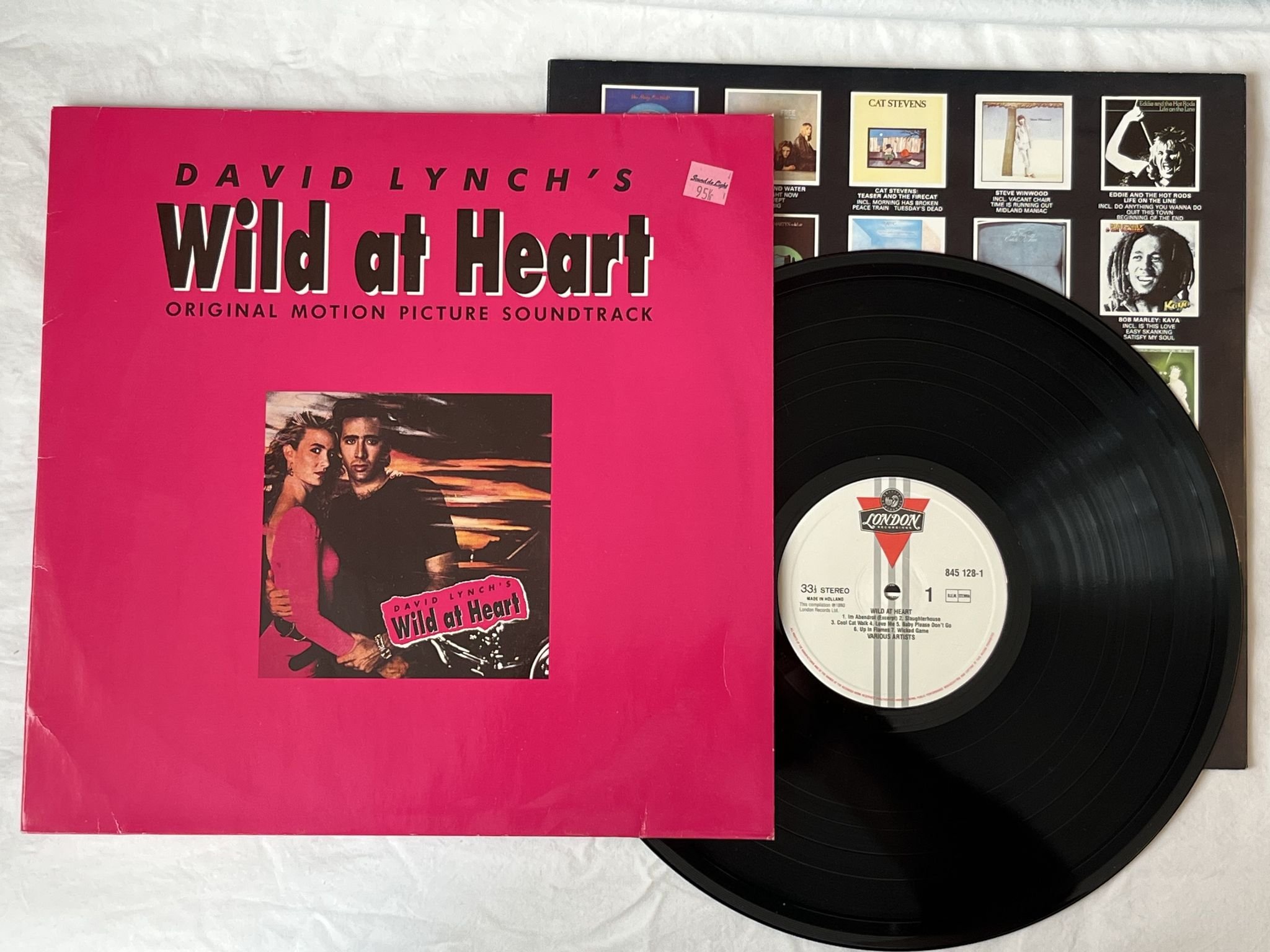 Omslagsbild för skivan V/A wild at heart LP -90 Hol LONDON 845128-1