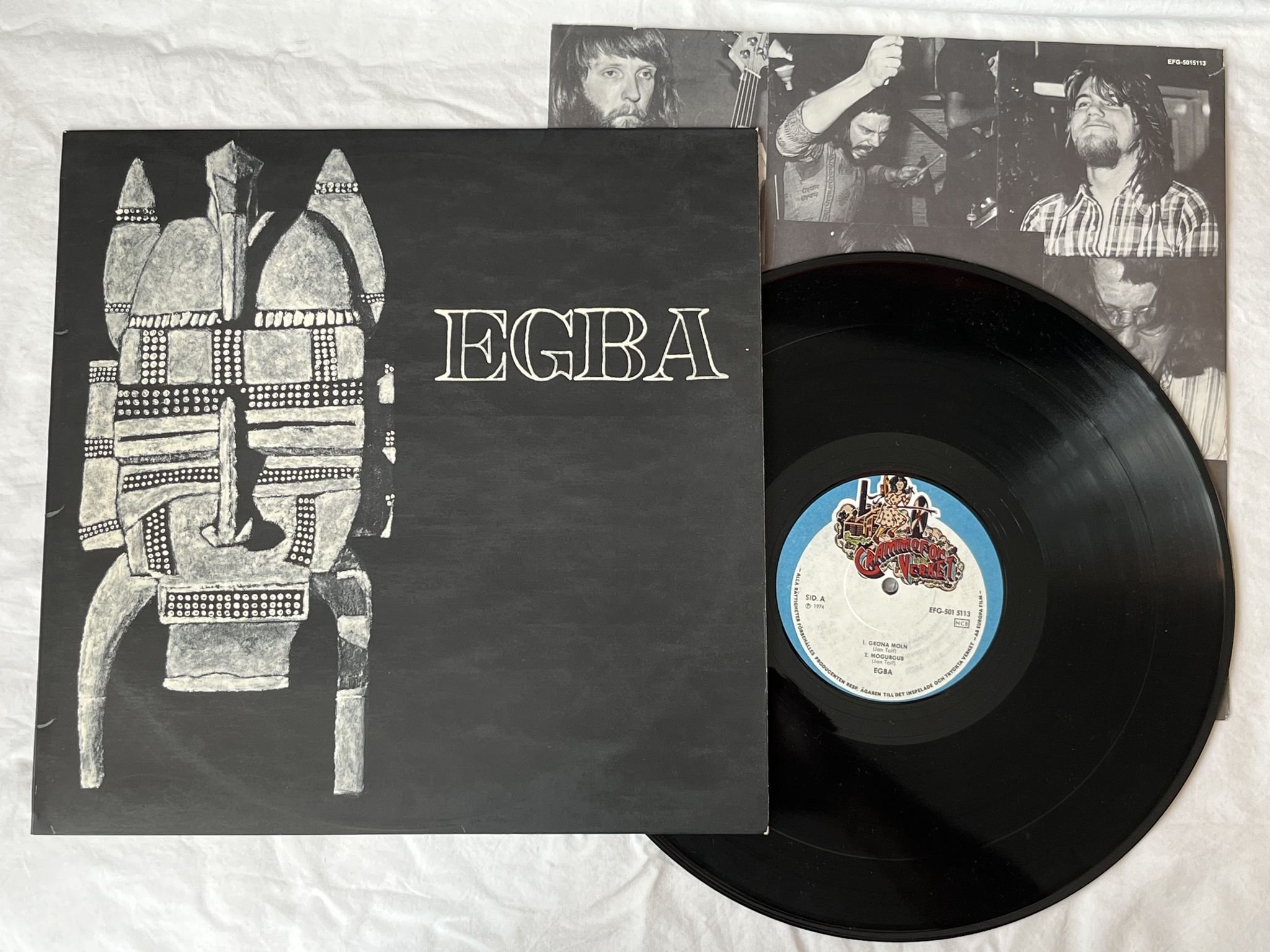 Omslagsbild för skivan EGBA s/t LP -74 GRAMMOFONVERKET EFG-501 5113 *** Superb fusion/funky jazz ***