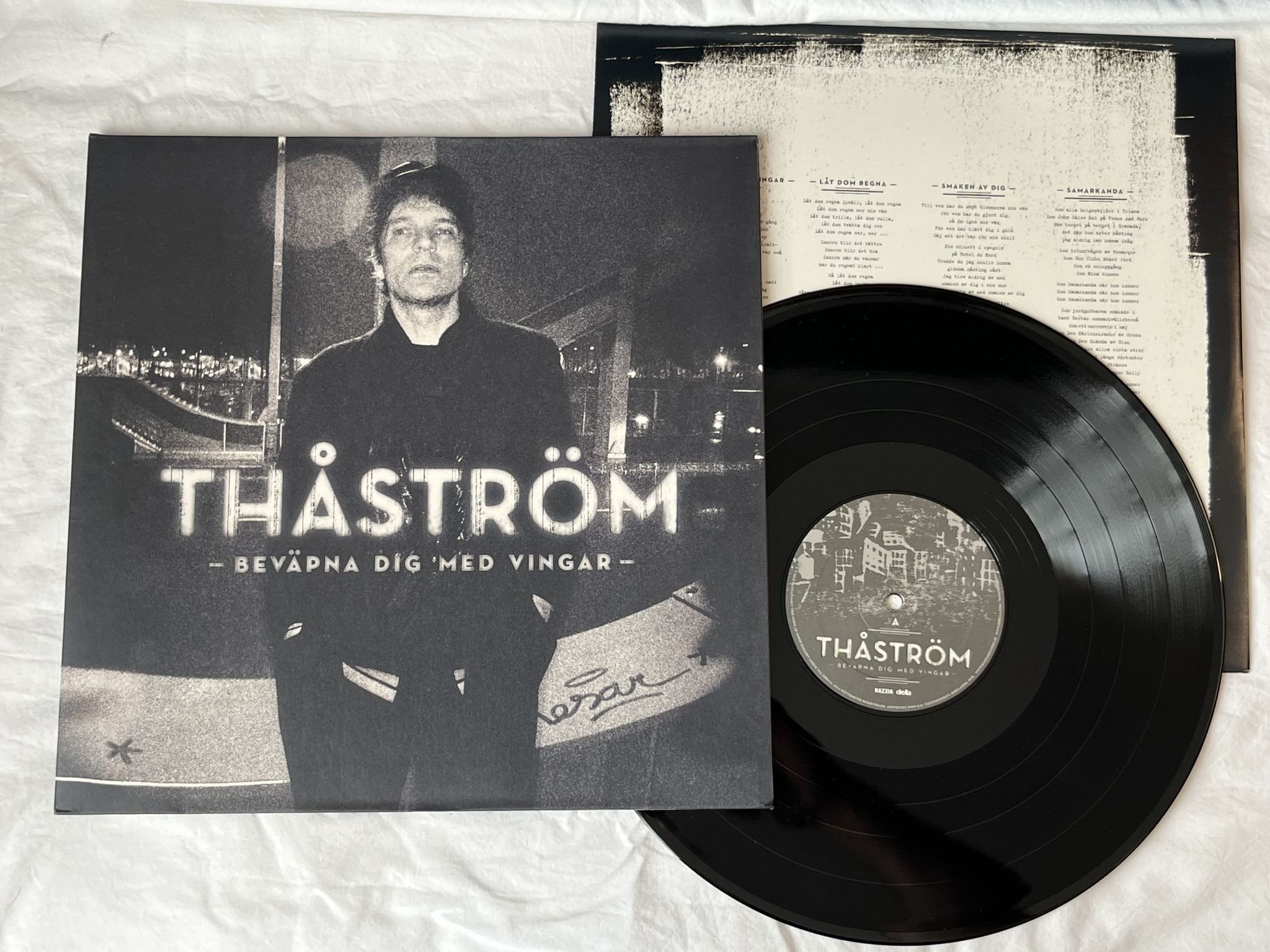 Omslagsbild för skivan THÅSTRÖM Beväpna Dig Med Vingar LP 2012 DRELLA DRELLA006