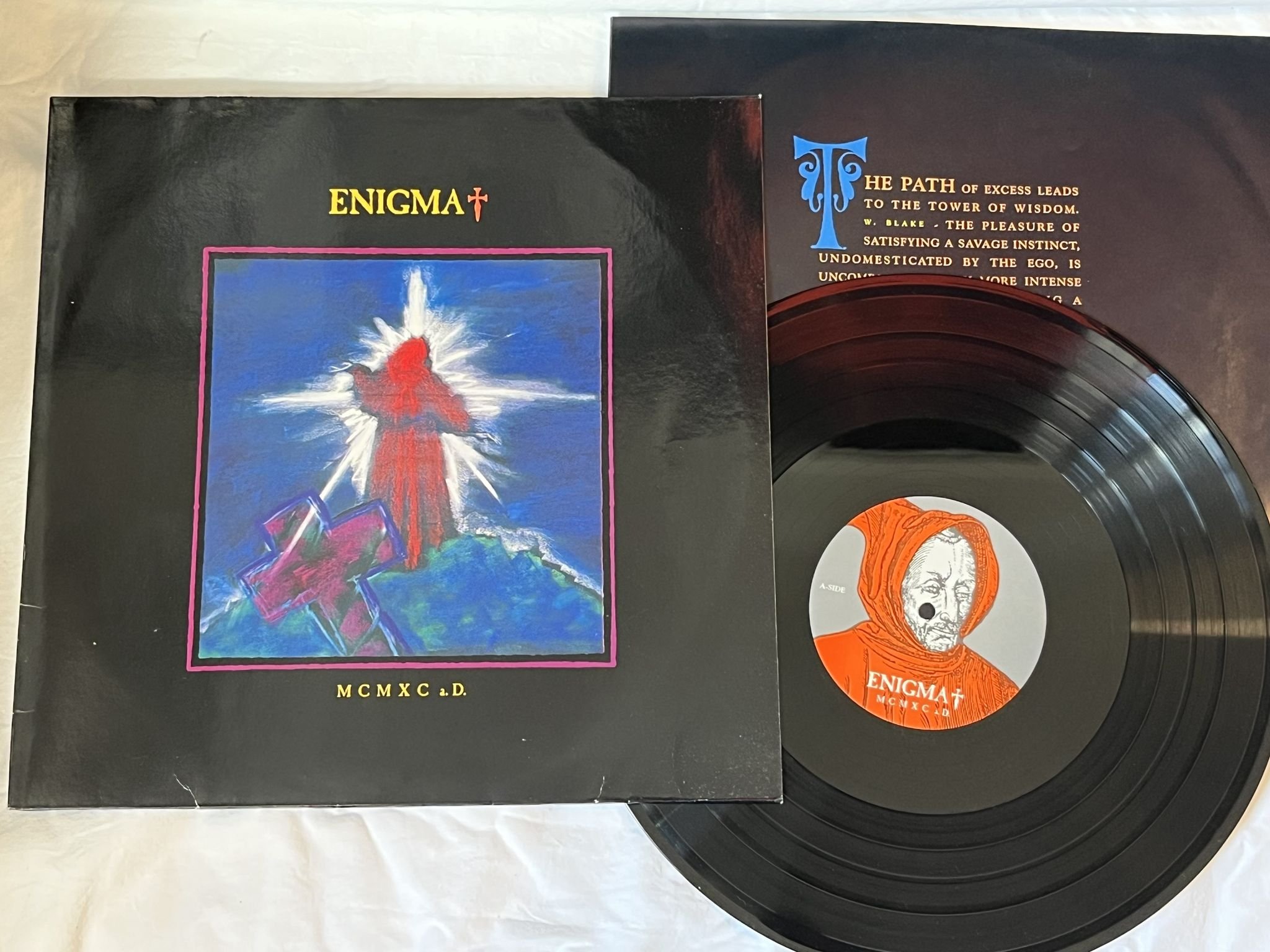 Omslagsbild för skivan ENIGMA MCMXC a.D. LP -90 VIRGIN LPVIR 1