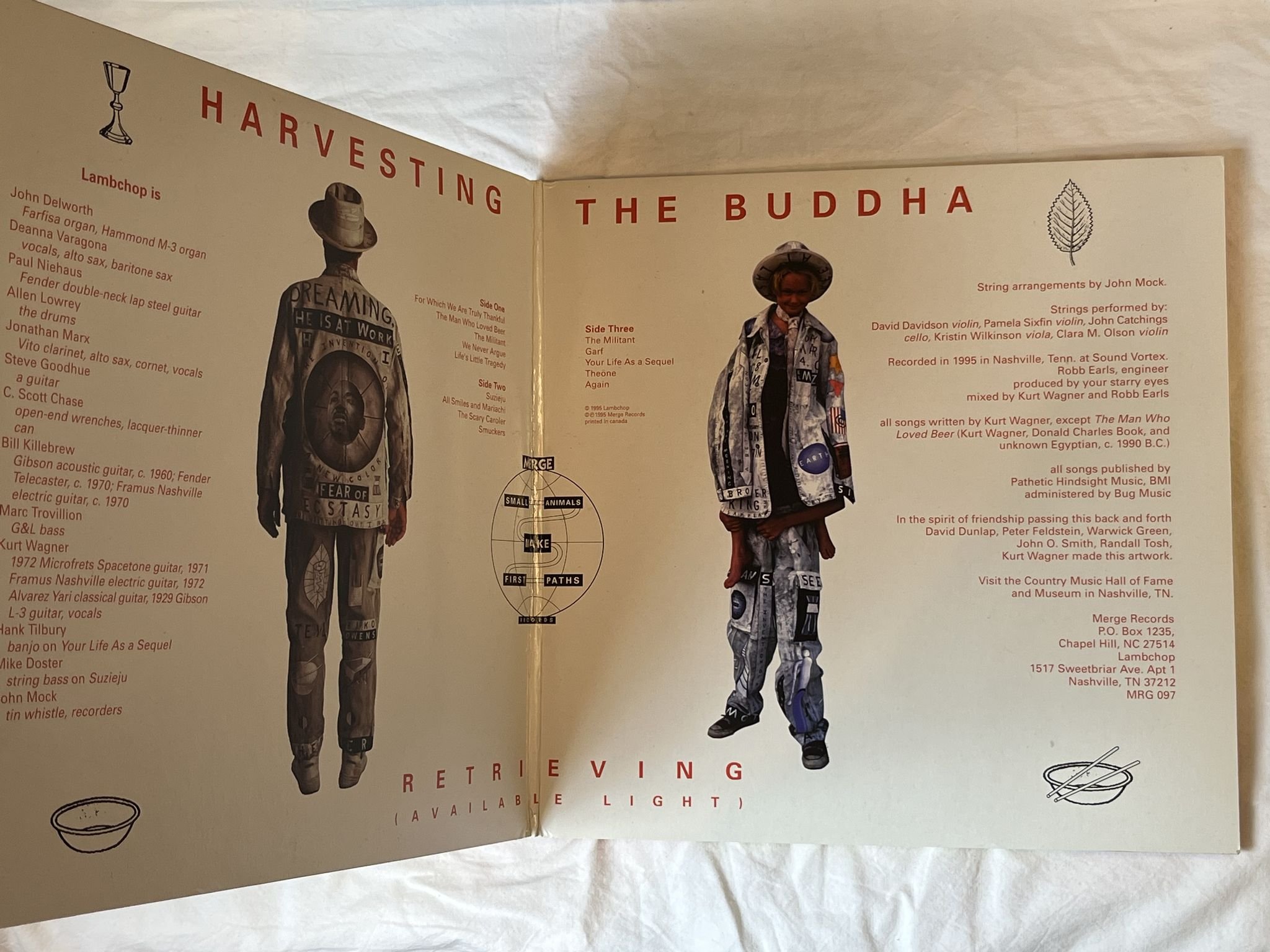 Omslagsbild för skivan LAMBCHOP How I Quit Smoking 2xLP -95 Ger CITY SLANG 04969-1 ** Country Rock **