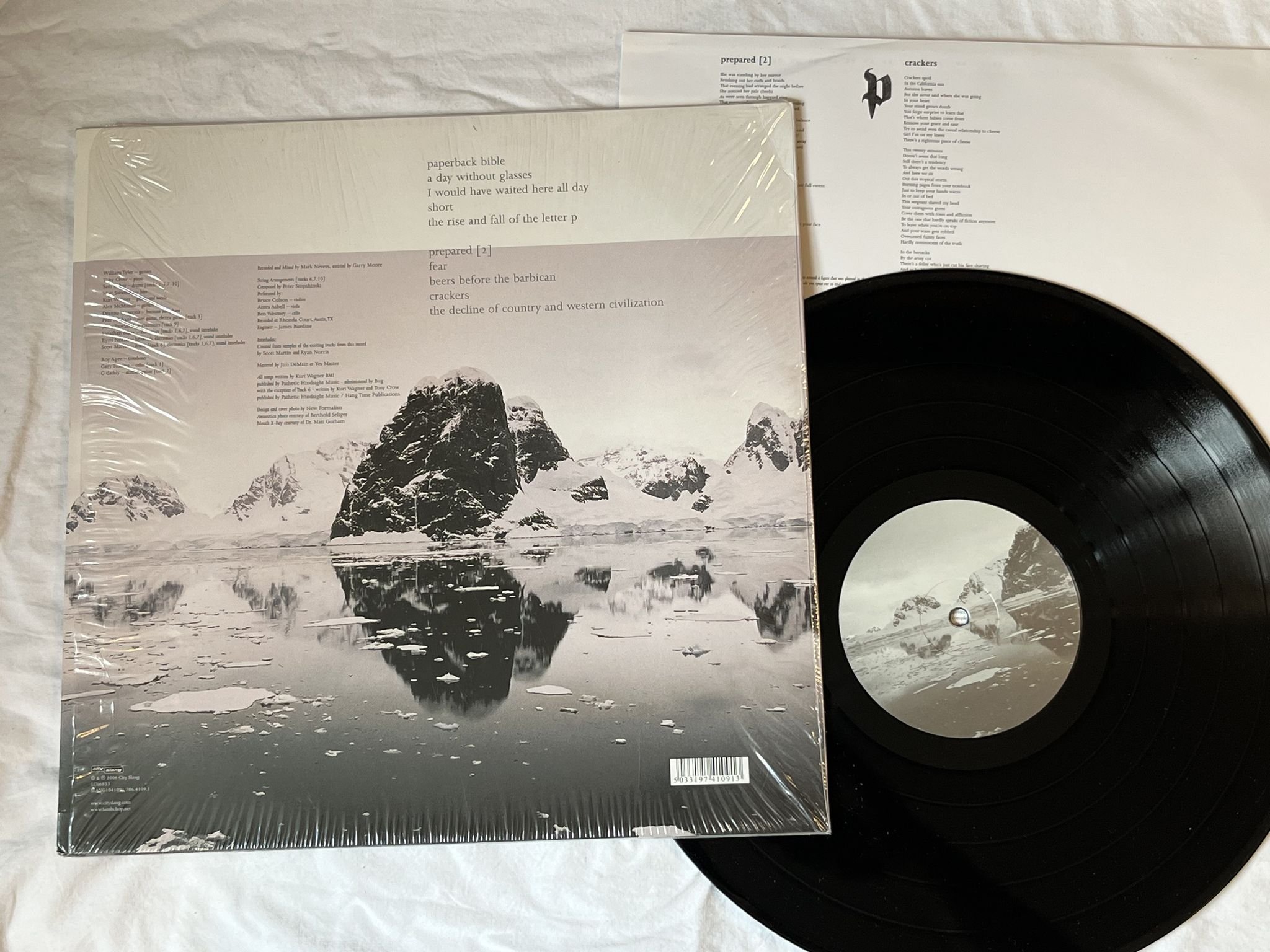 Omslagsbild för skivan LAMBCHOP damaged LP Ger 2006 CITY SLANG SLANG 1041091