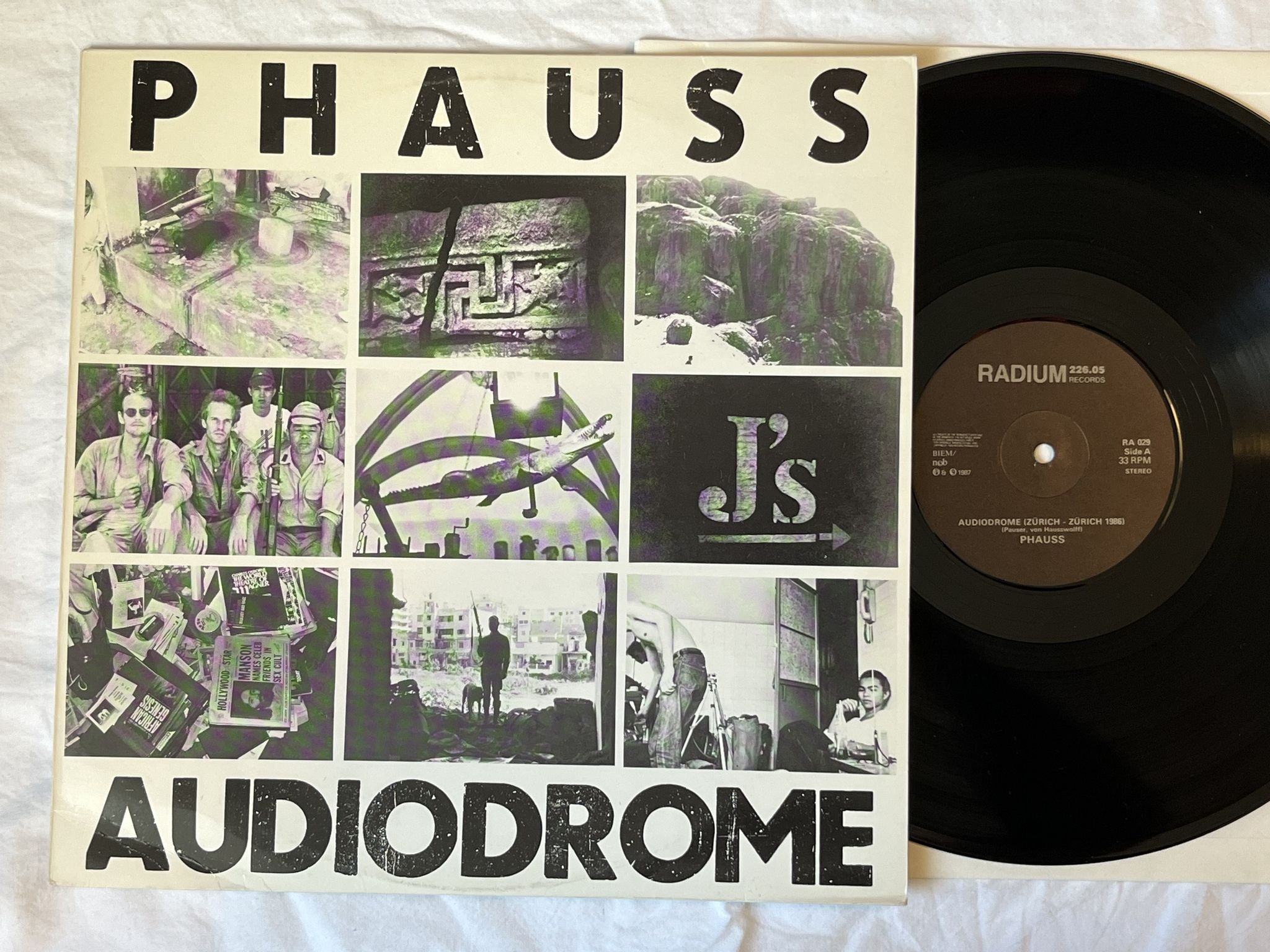 Omslagsbild för skivan PHAUSS Audiodrome LP -87 Radium 226.05 – RA 029 *** Field Recording ***