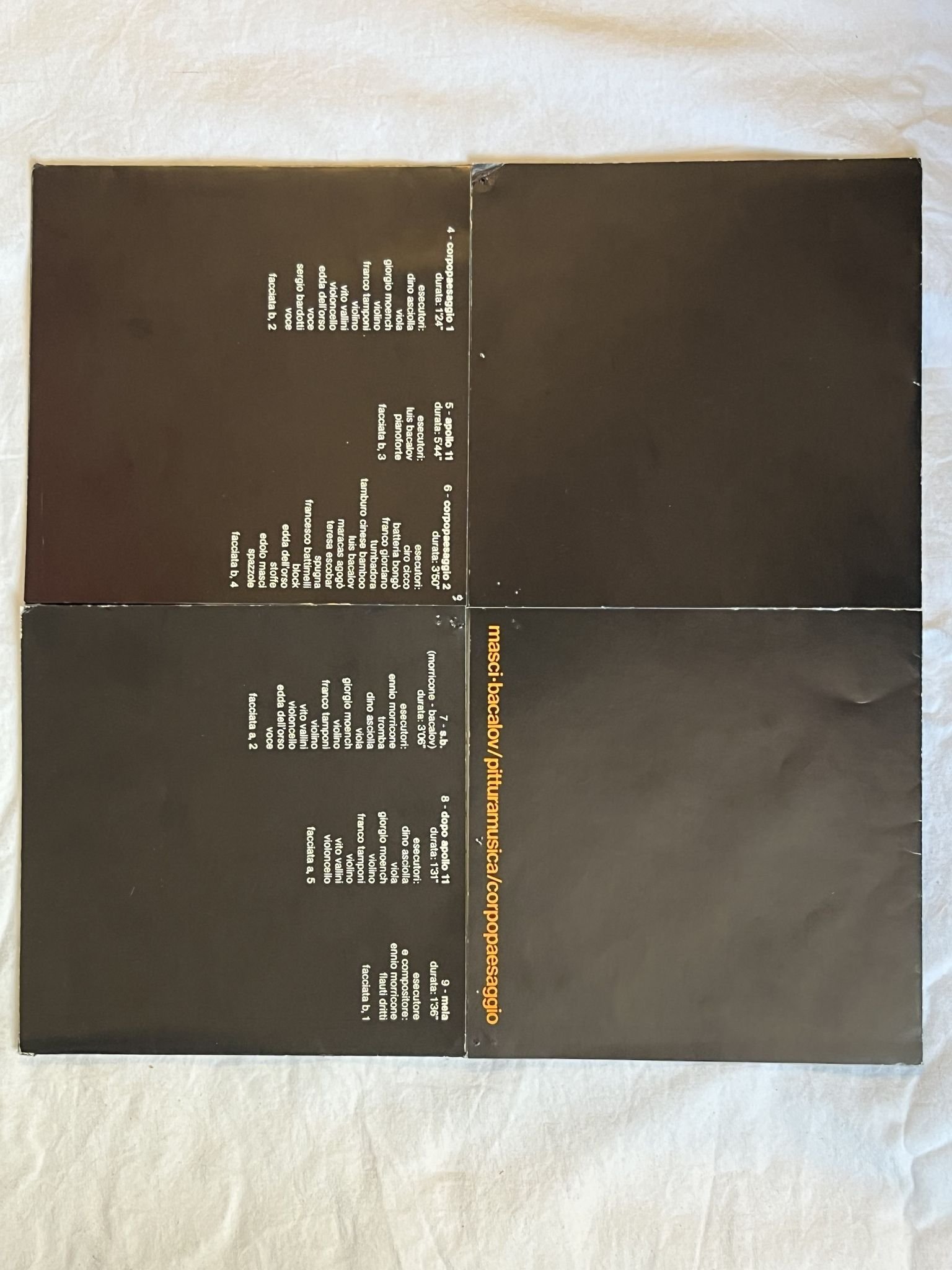 Omslagsbild för skivan LUIS BACALOV Pitturamusica LP -71 Italy GENERAL MUSIC ZSLGE 55066 *** RARE ***