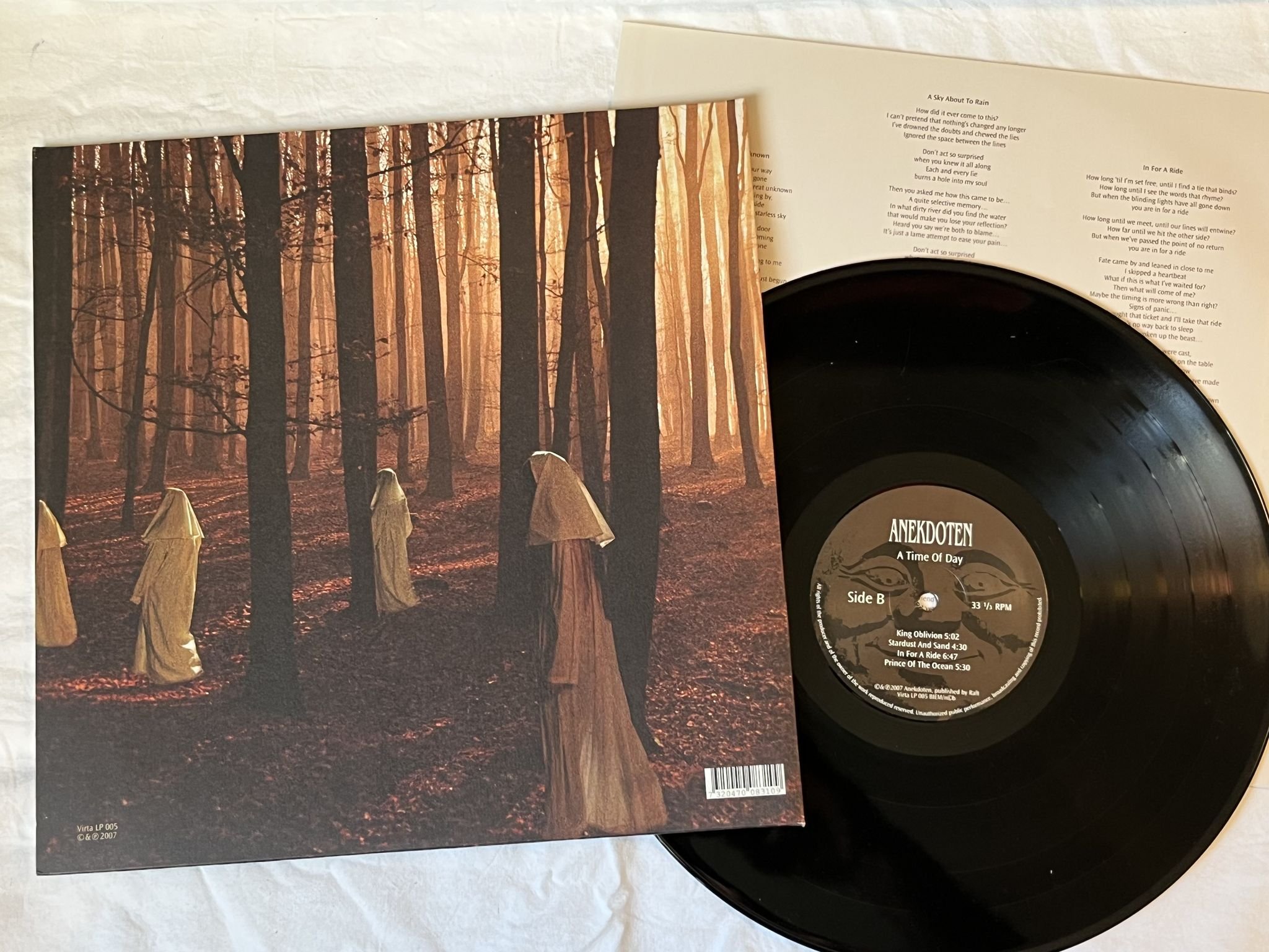 Omslagsbild för skivan ANEKDOTEN a time of day LP 2007 Swe VIRTALEVY VIRTA LP 005