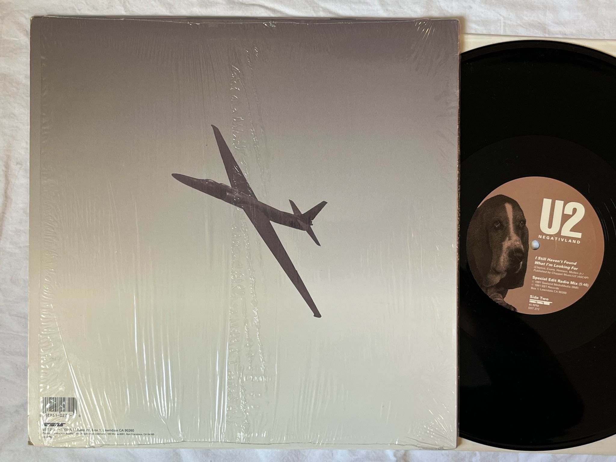 Omslagsbild för skivan NEGATIVLAND U2 12" -91 US SST 272 *** RARE EXPERIMENTAL ***