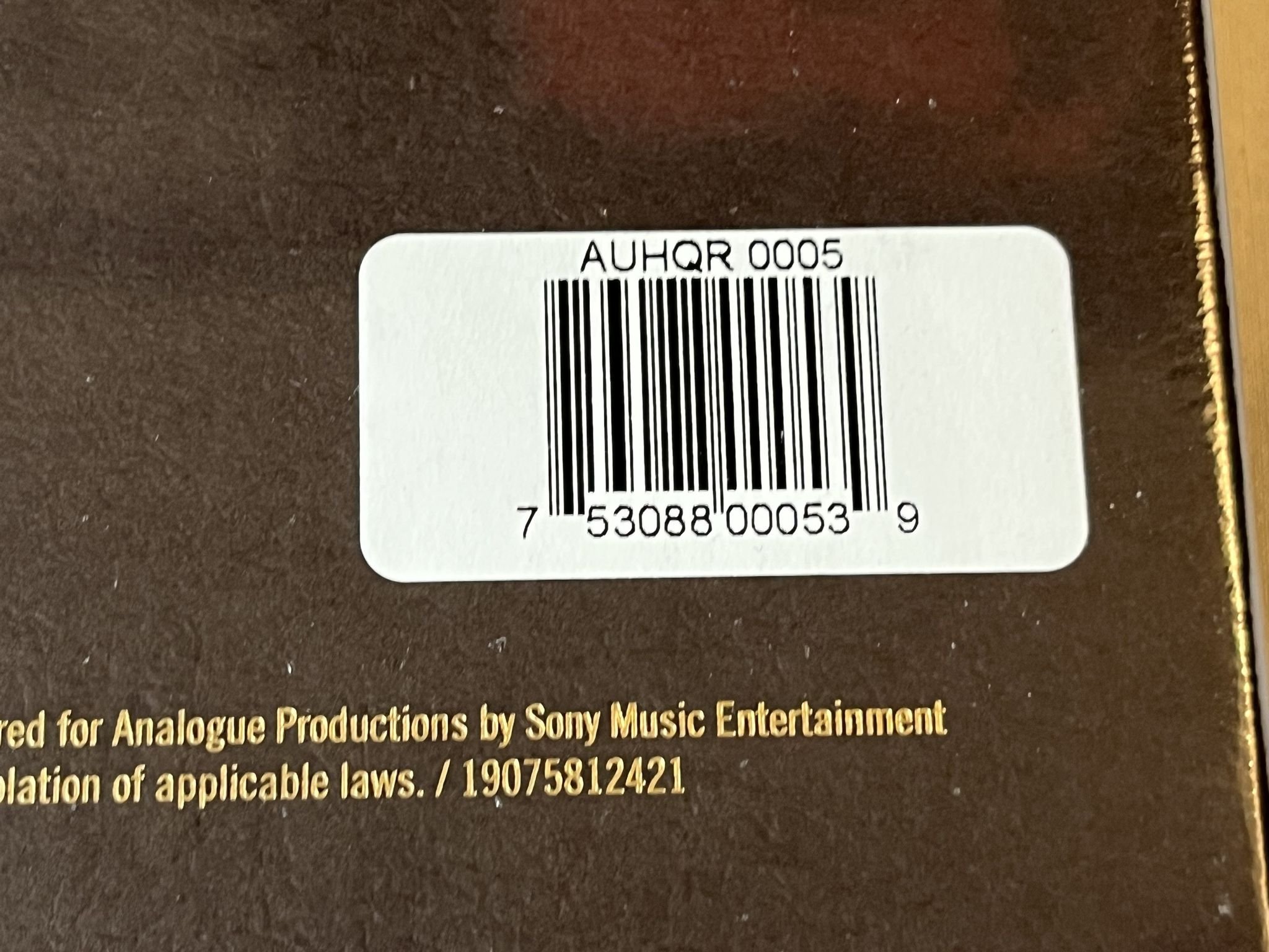 Omslagsbild för skivan JIMI HENDRIX Are You Experienced BOX Analogue Productions AUHQR 0005 * Sealed *