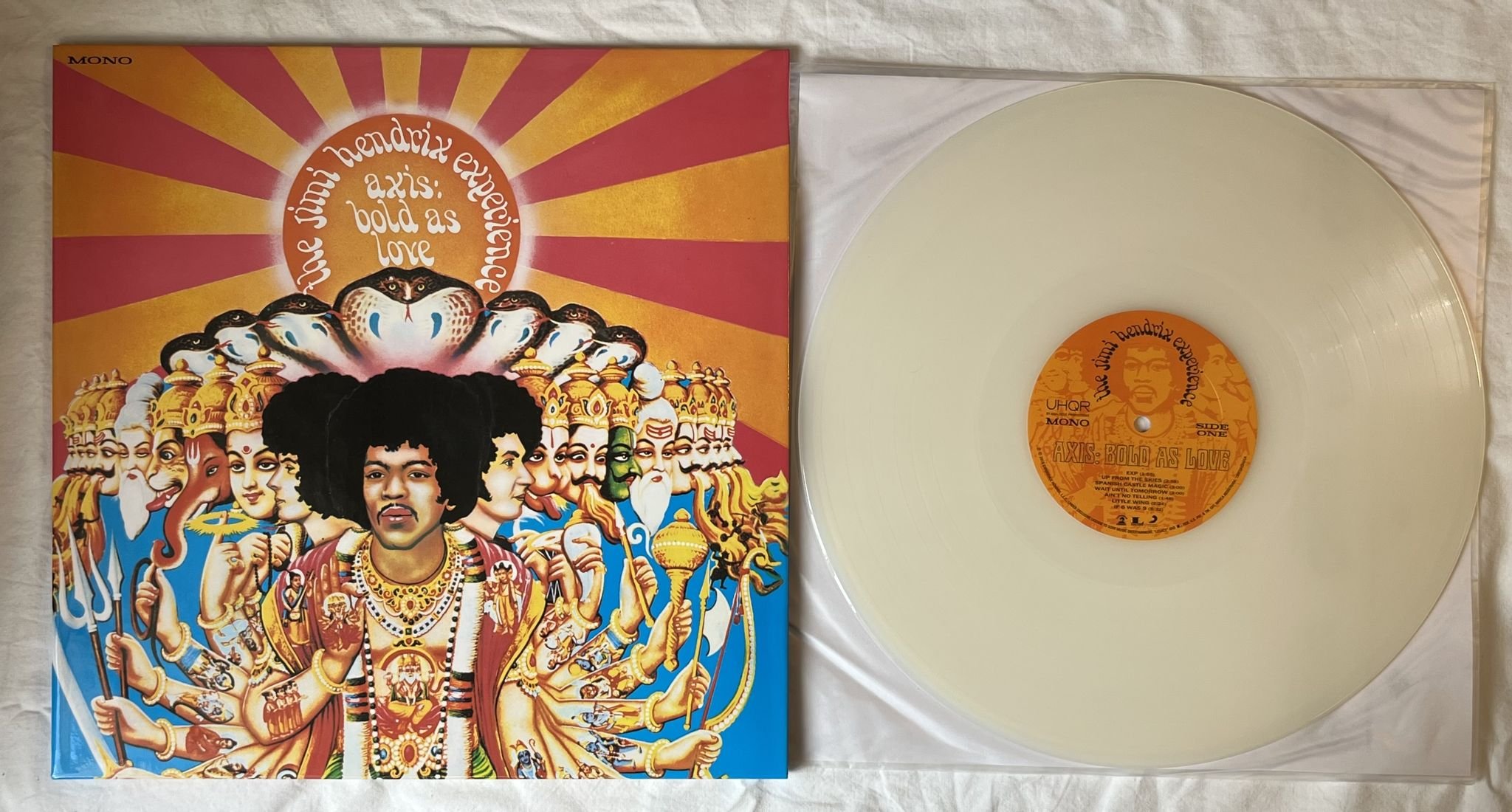 Omslagsbild för skivan JIMI HENDRIX axis: bold as love BOX Analogue Productions 19075812461 ** Rare **
