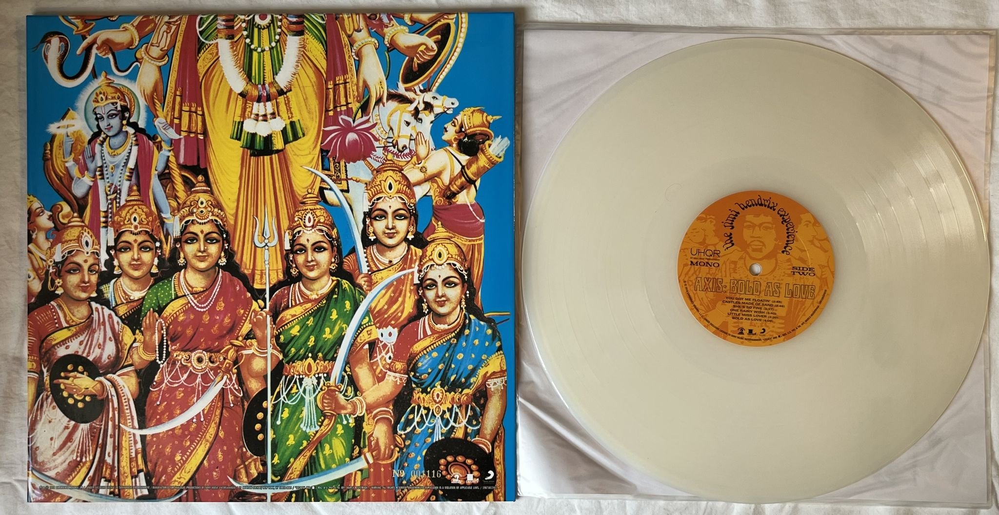 Omslagsbild för skivan JIMI HENDRIX axis: bold as love BOX Analogue Productions 19075812461 ** Rare **