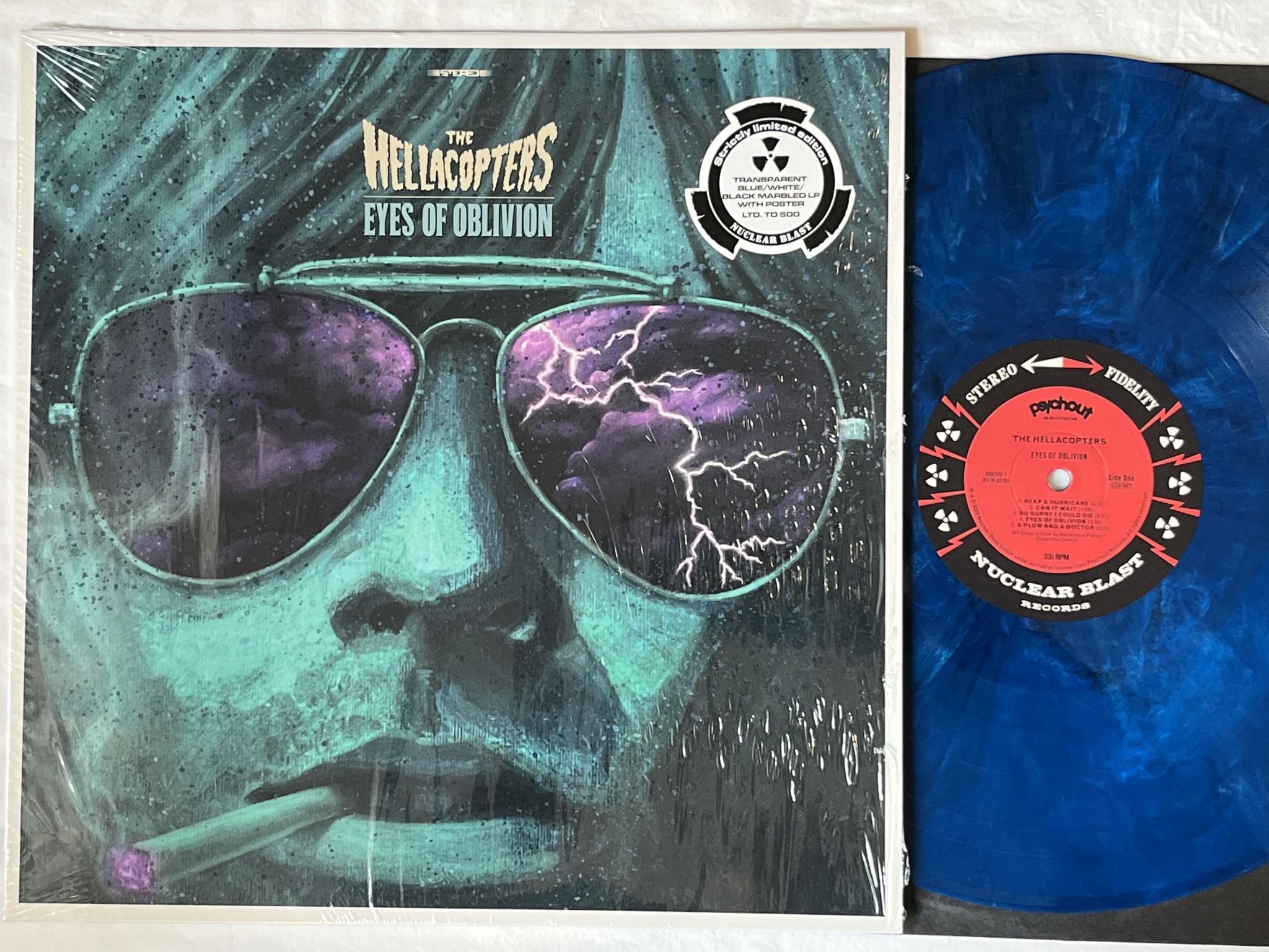 Omslagsbild för skivan THE HELLACOPTERS Eyes Of Oblivion LP 2022 NUCLEAR BLAST NB 6300-1 ** Poster **