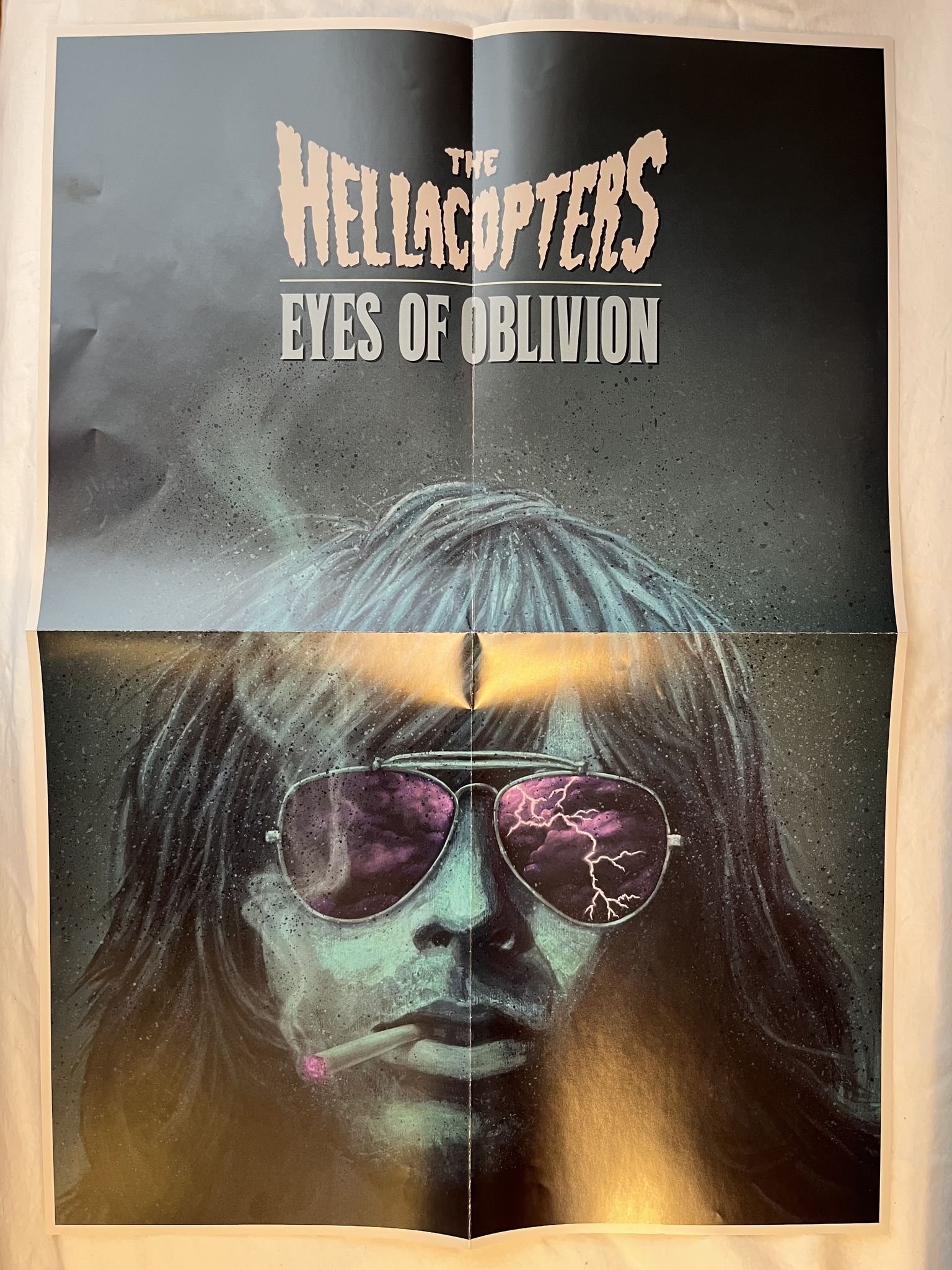 Omslagsbild för skivan THE HELLACOPTERS Eyes Of Oblivion LP 2022 NUCLEAR BLAST NB 6300-1 ** Poster **